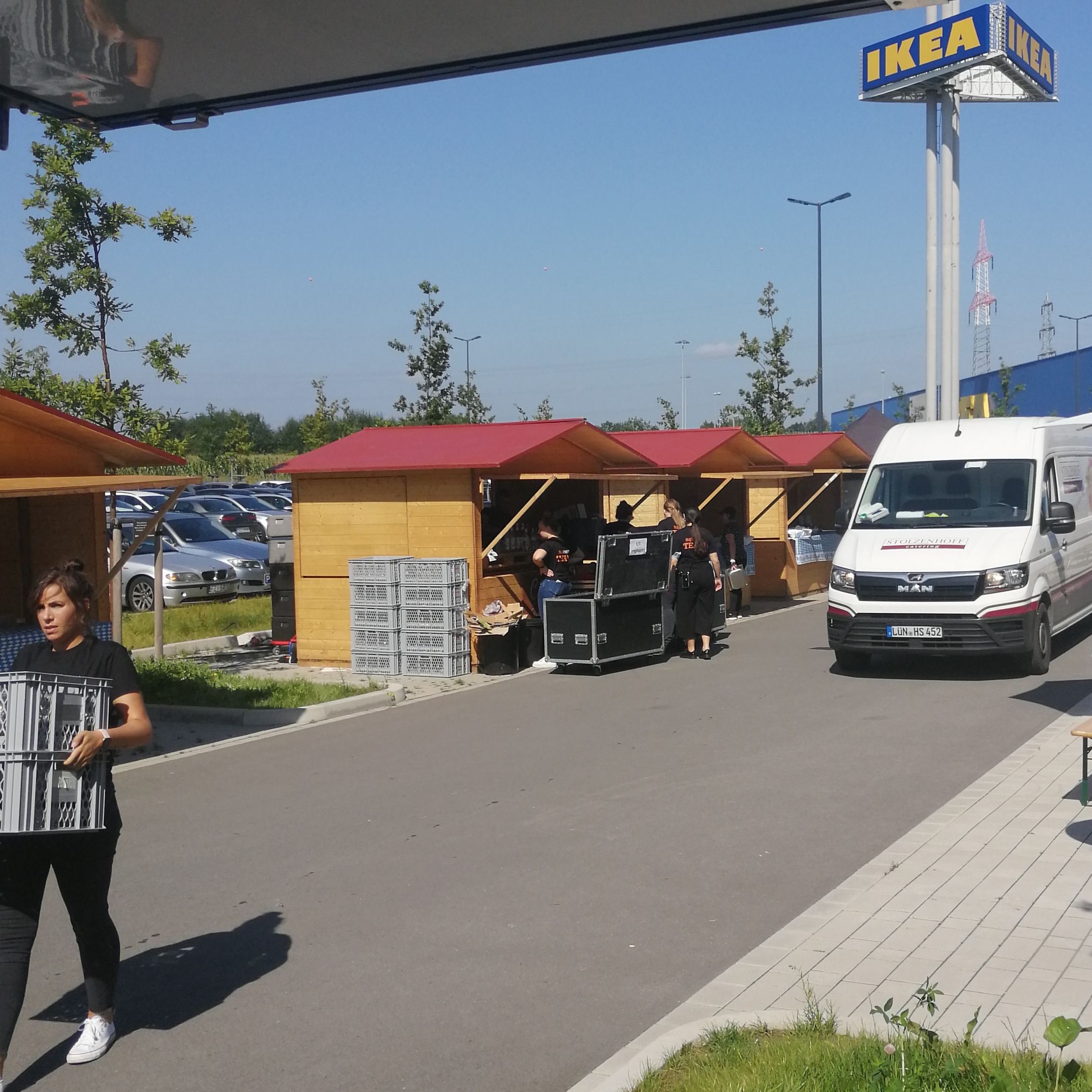 Mitarbeiter im Einsatz