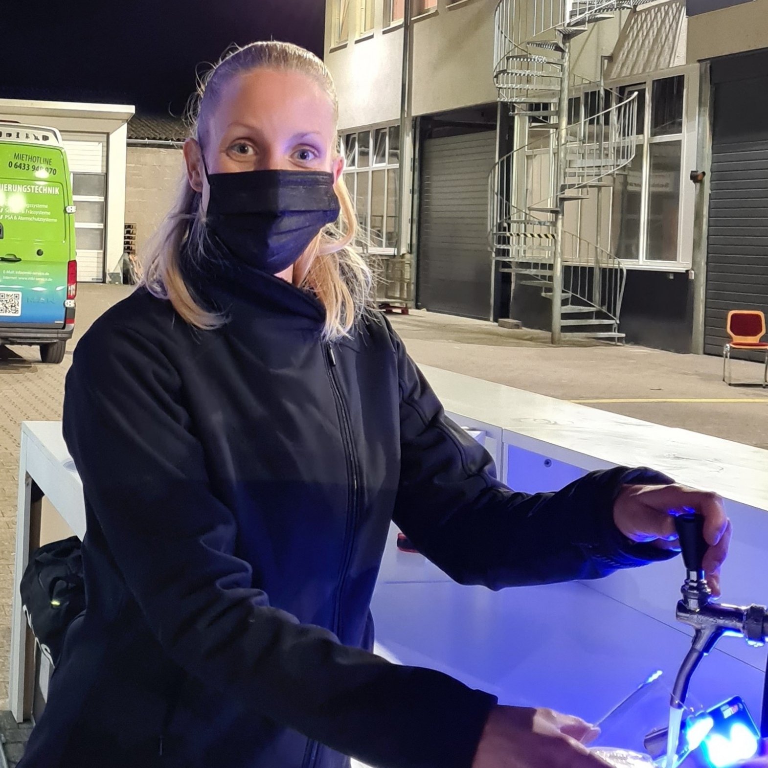 Mitarbeiter im Einsatz