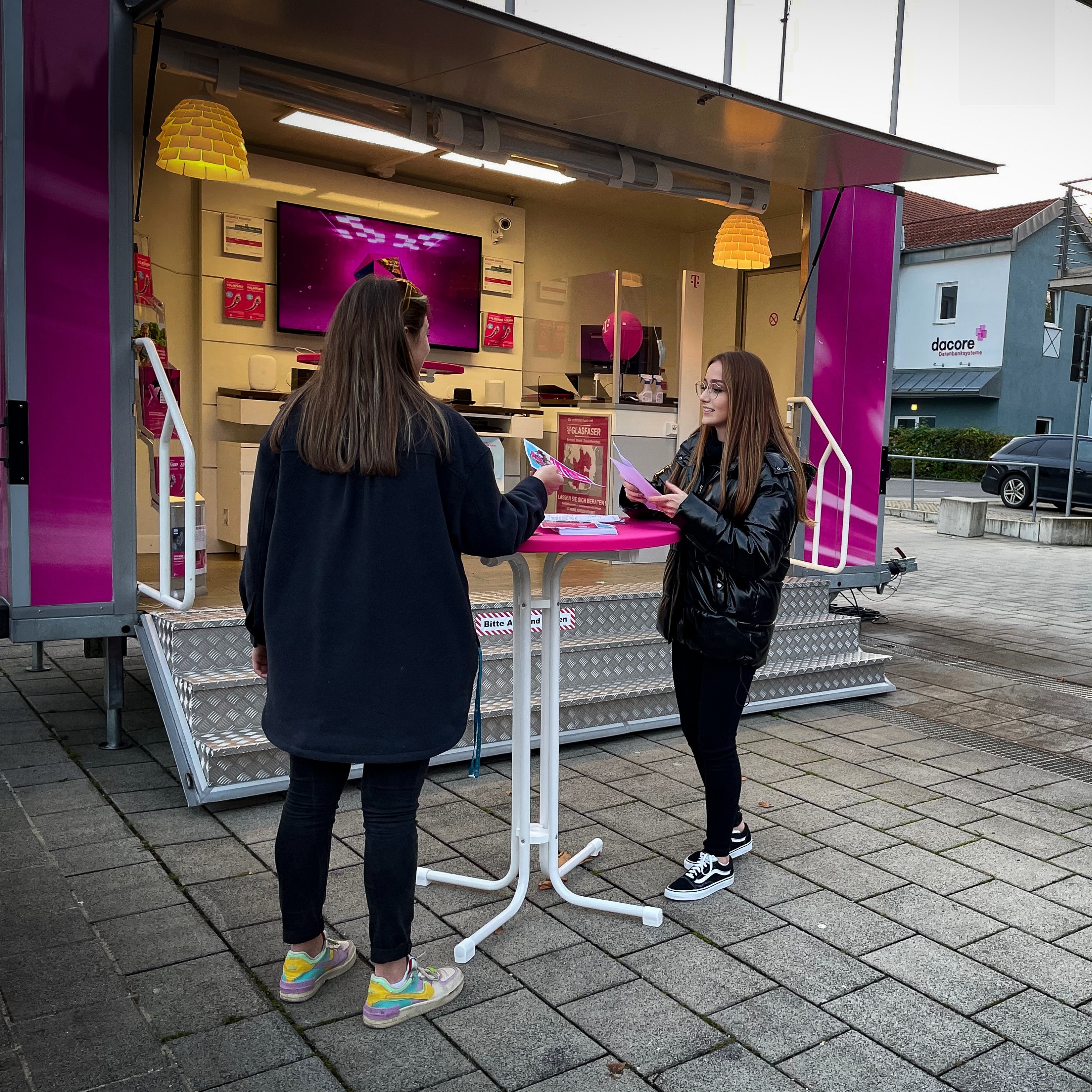 Mitarbeiter im Einsatz