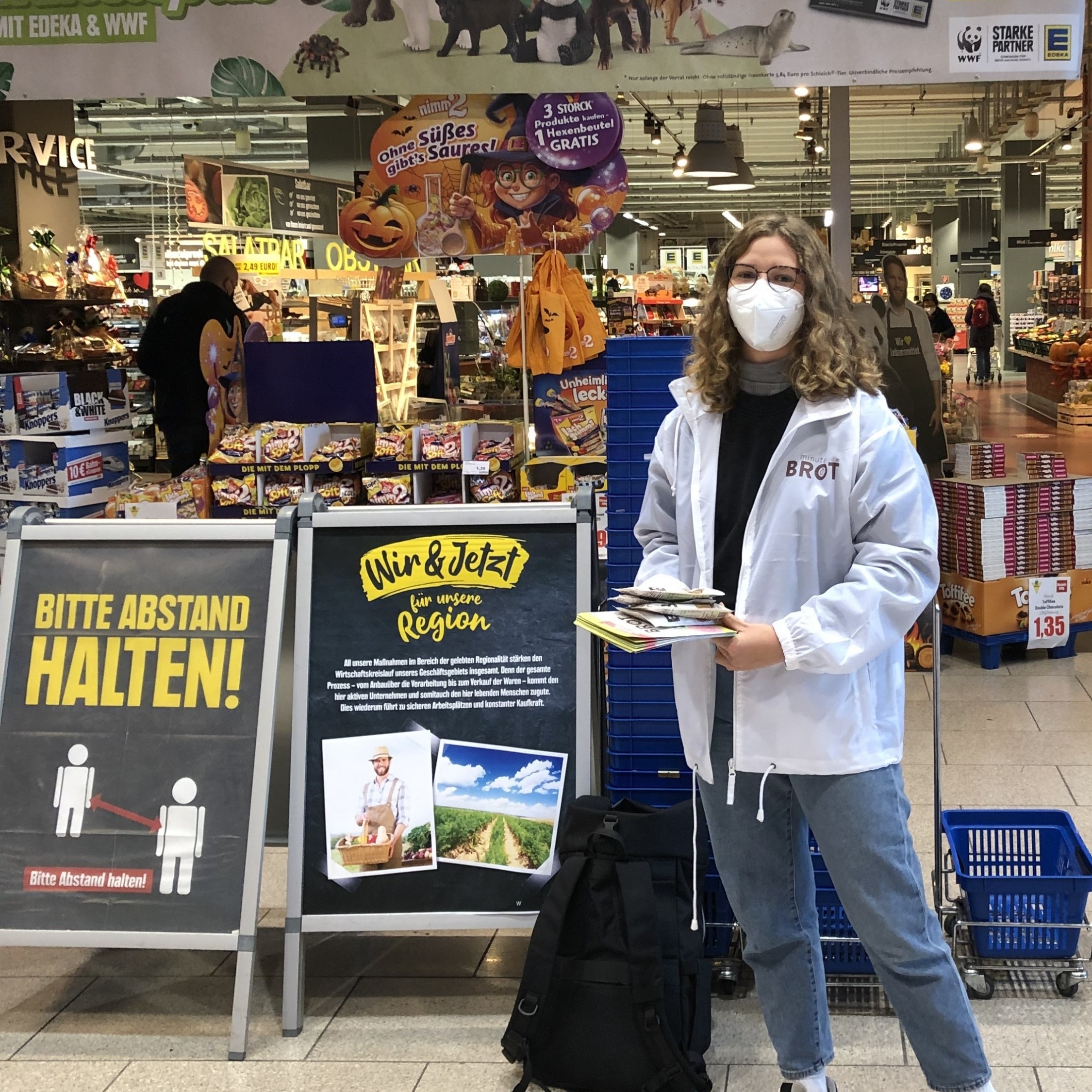 Mitarbeiter im Einsatz