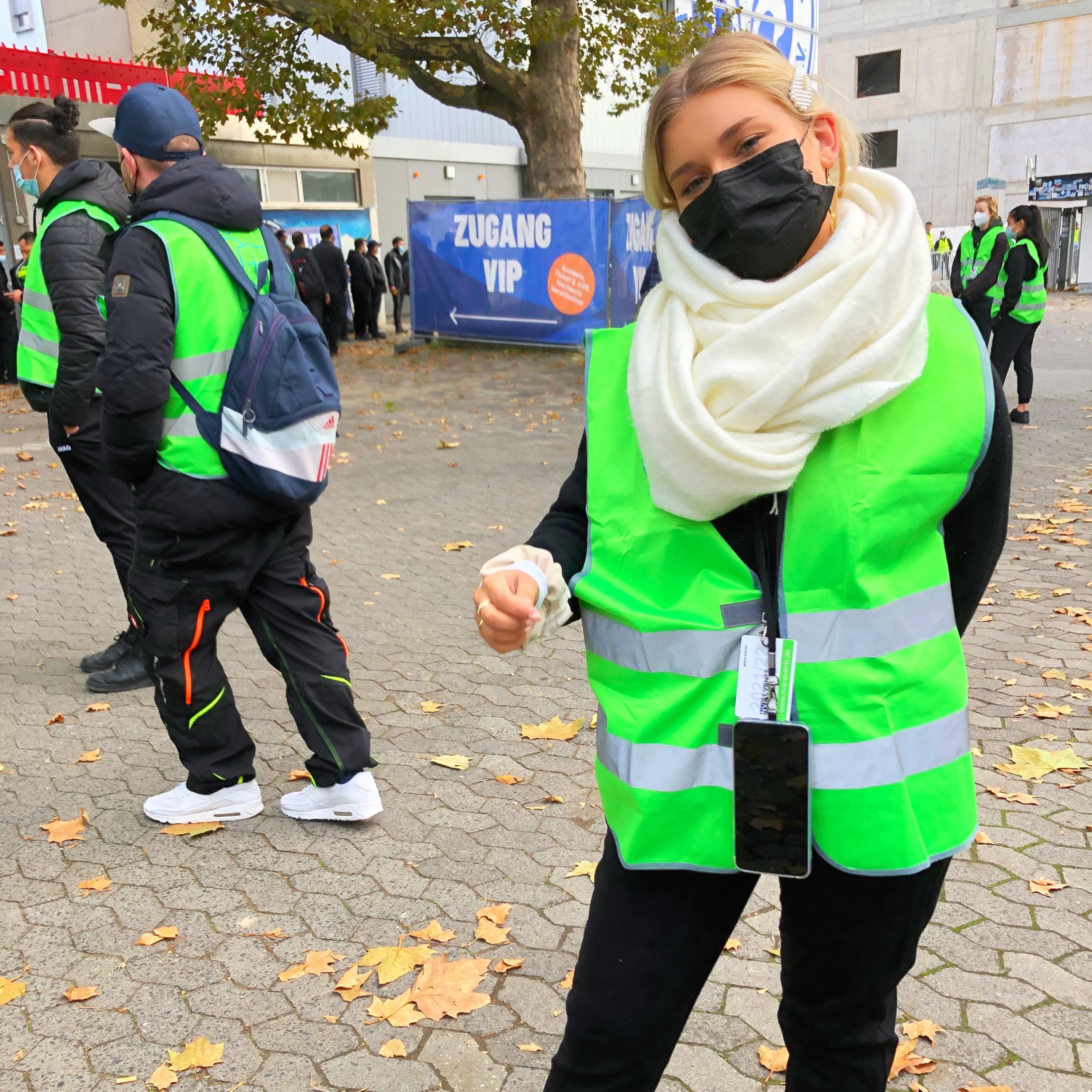 Mitarbeiter im Einsatz