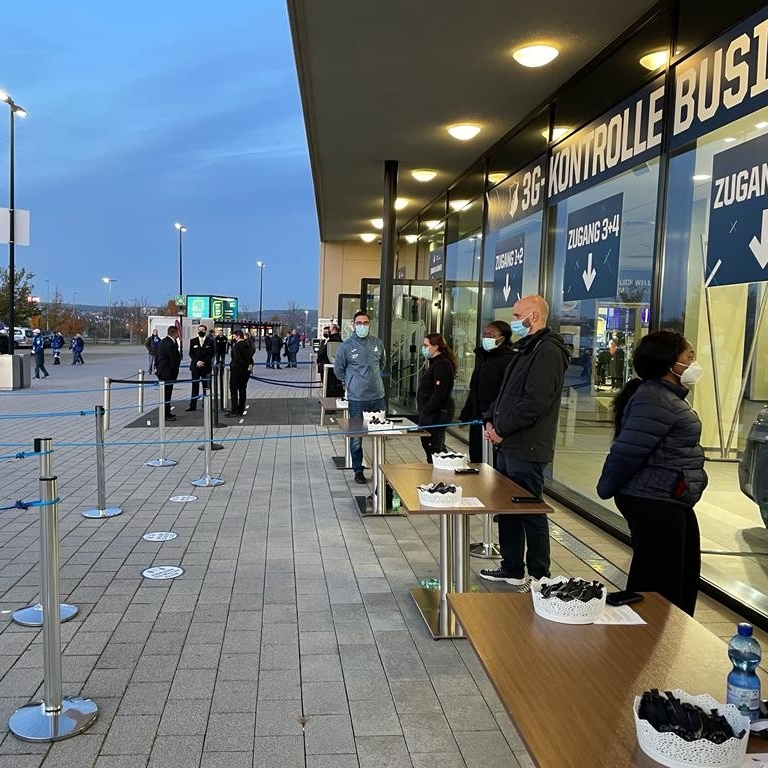 Mitarbeiter im Einsatz
