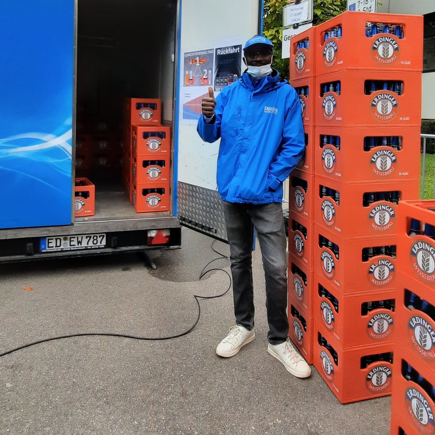 Mitarbeiter im Einsatz