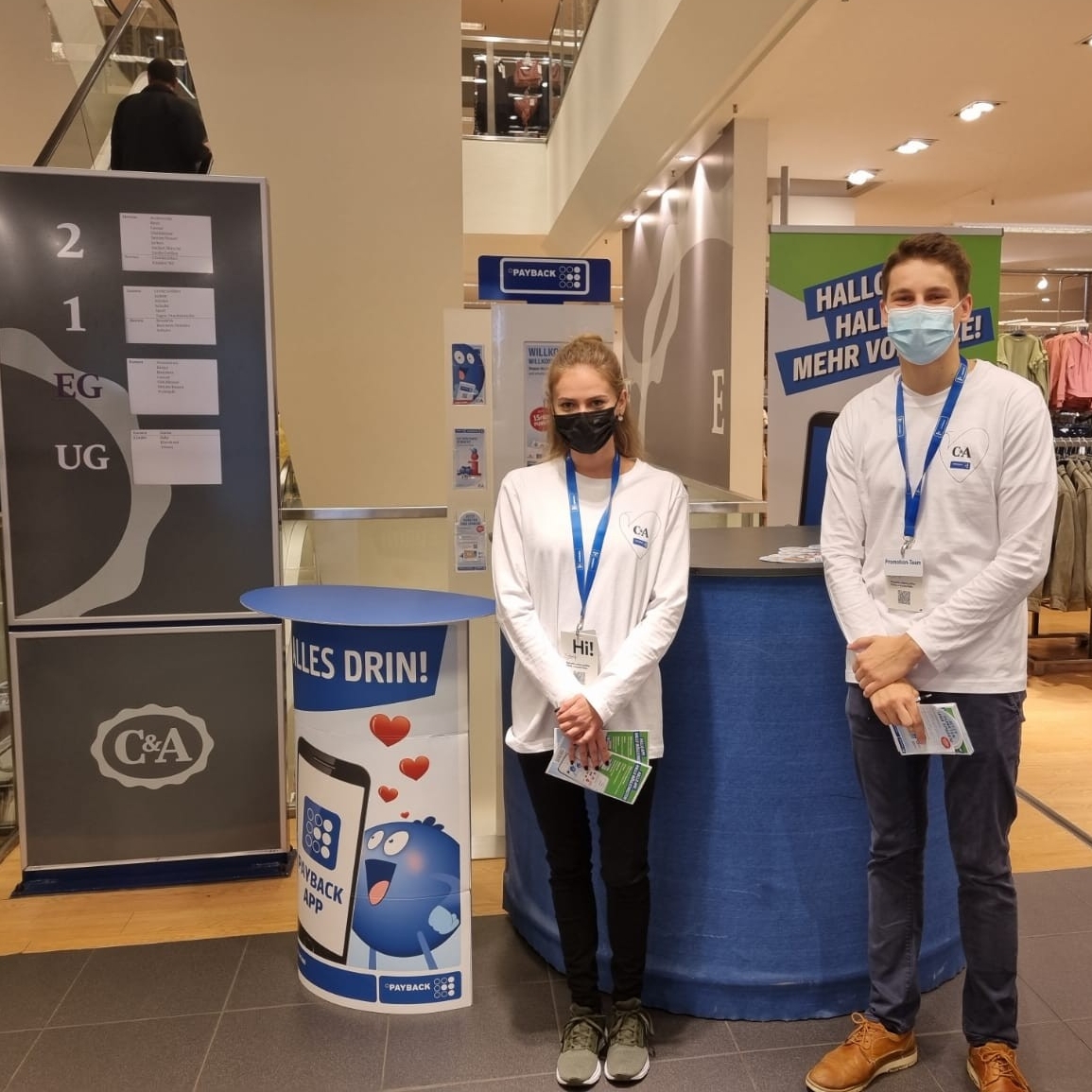 Mitarbeiter im Einsatz
