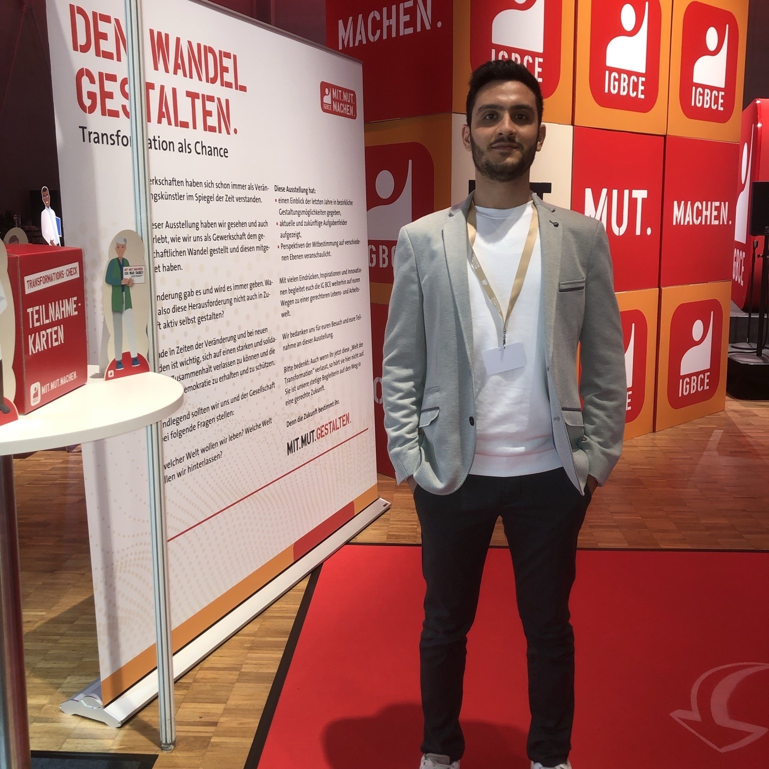 Mitarbeiter im Einsatz