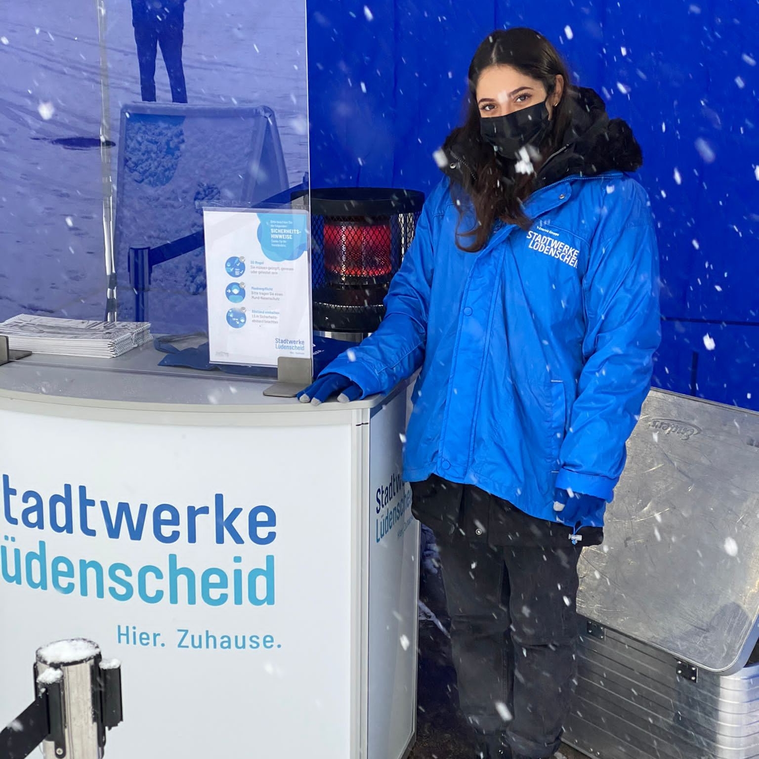 Mitarbeiter im Einsatz