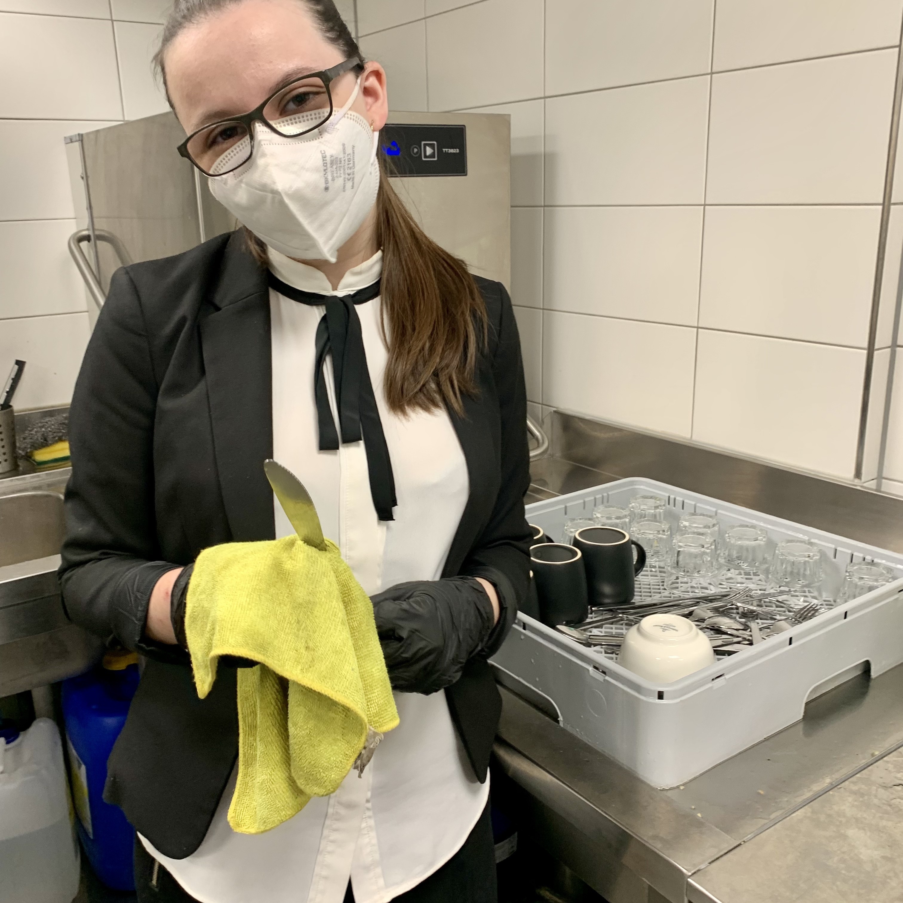 Mitarbeiter im Einsatz