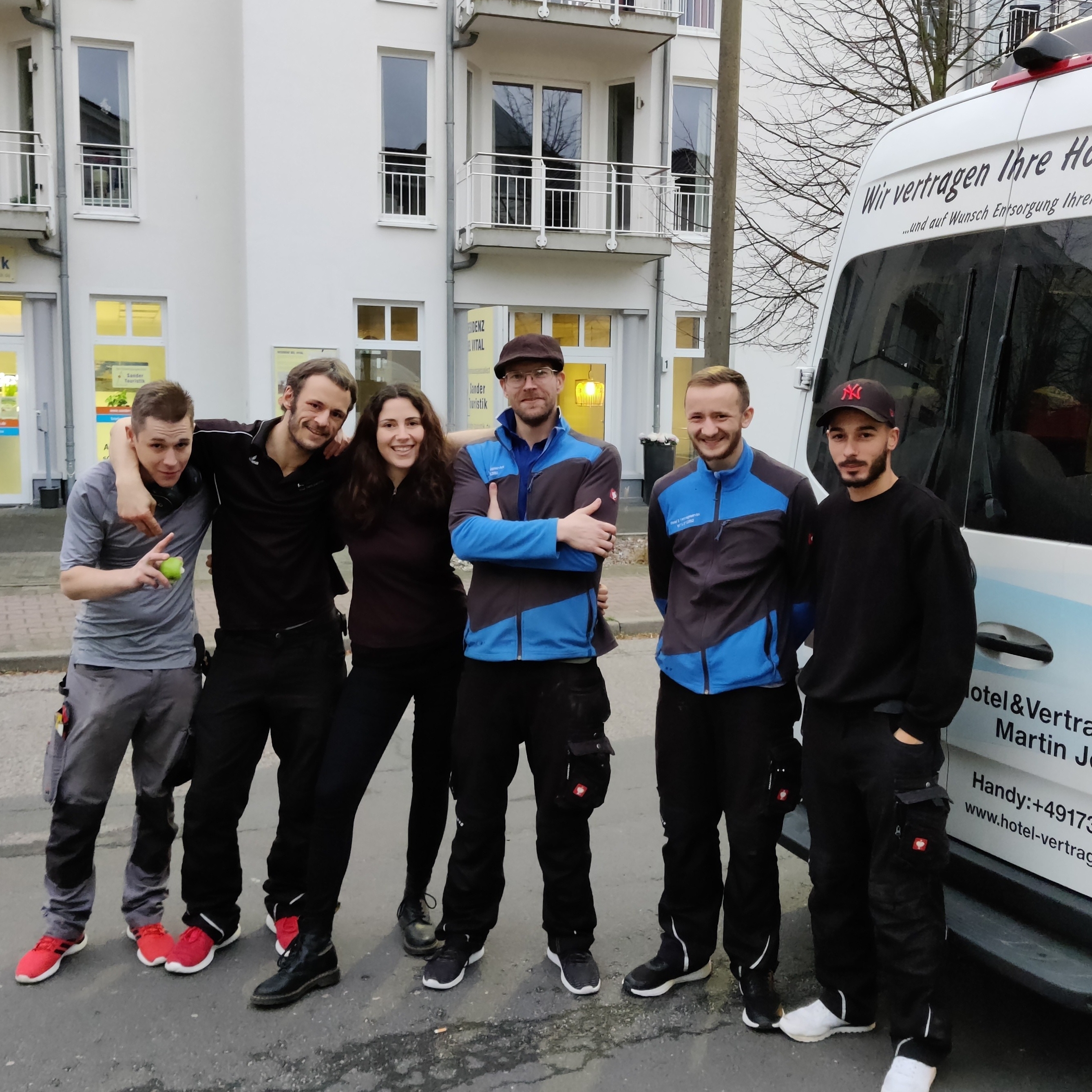 Mitarbeiter im Einsatz