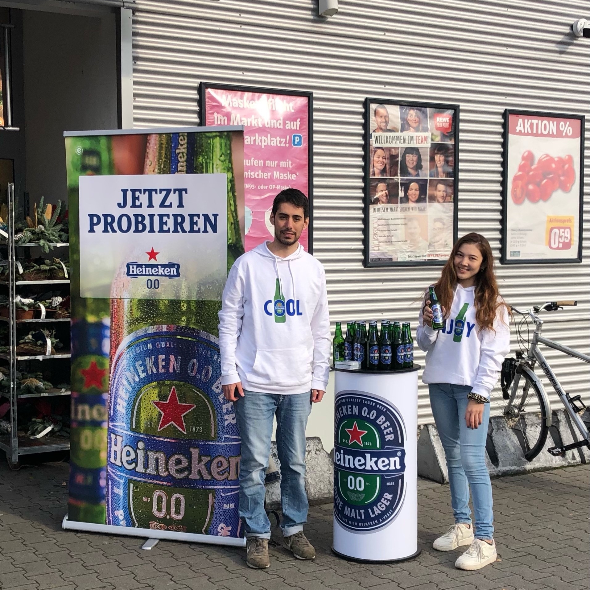 Mitarbeiter im Einsatz