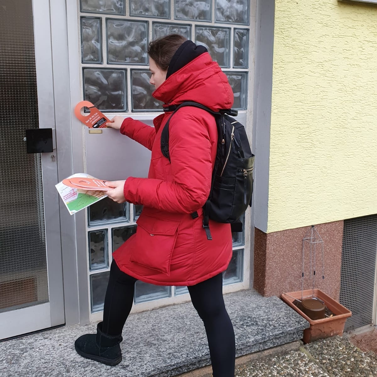 Mitarbeiter im Einsatz
