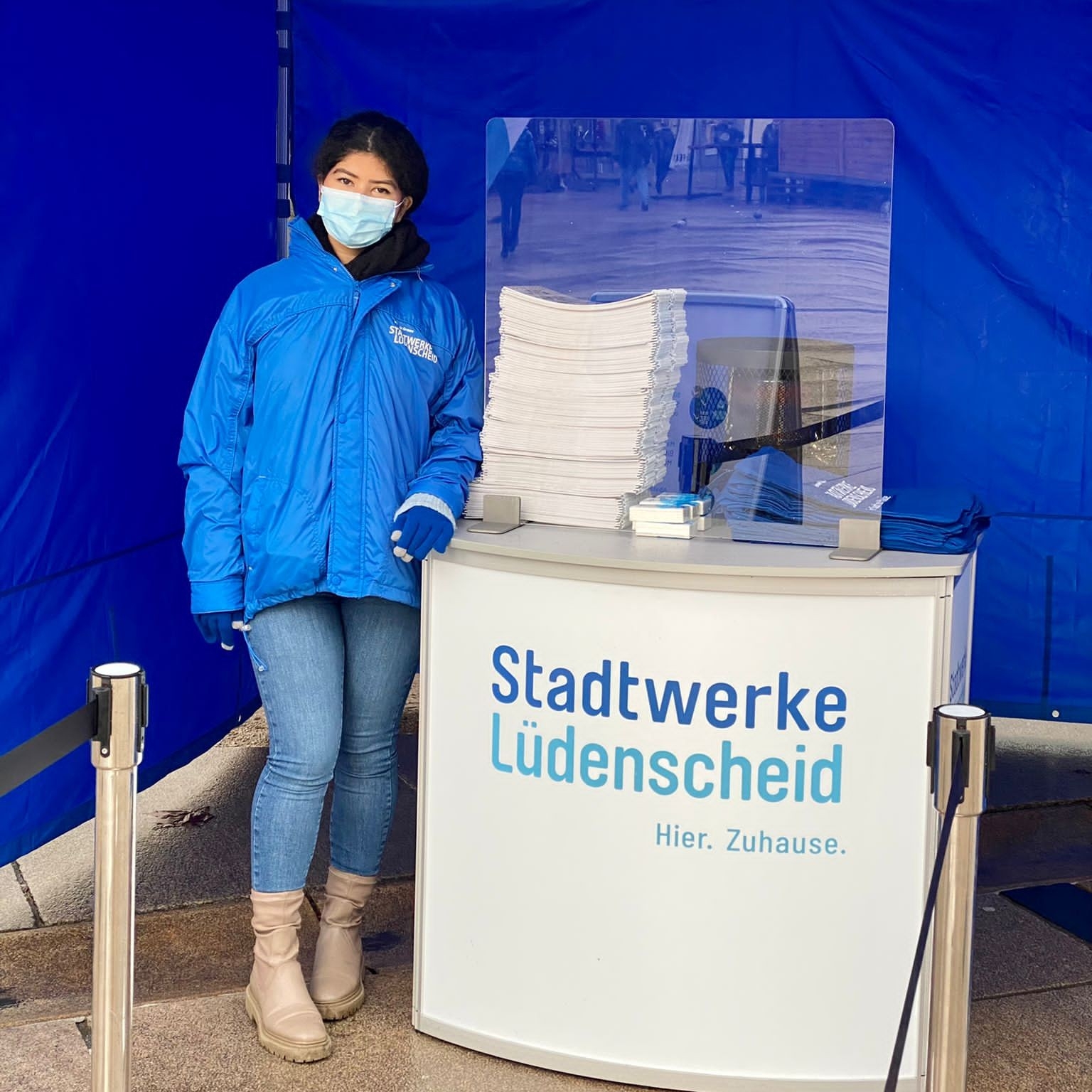 Mitarbeiter im Einsatz