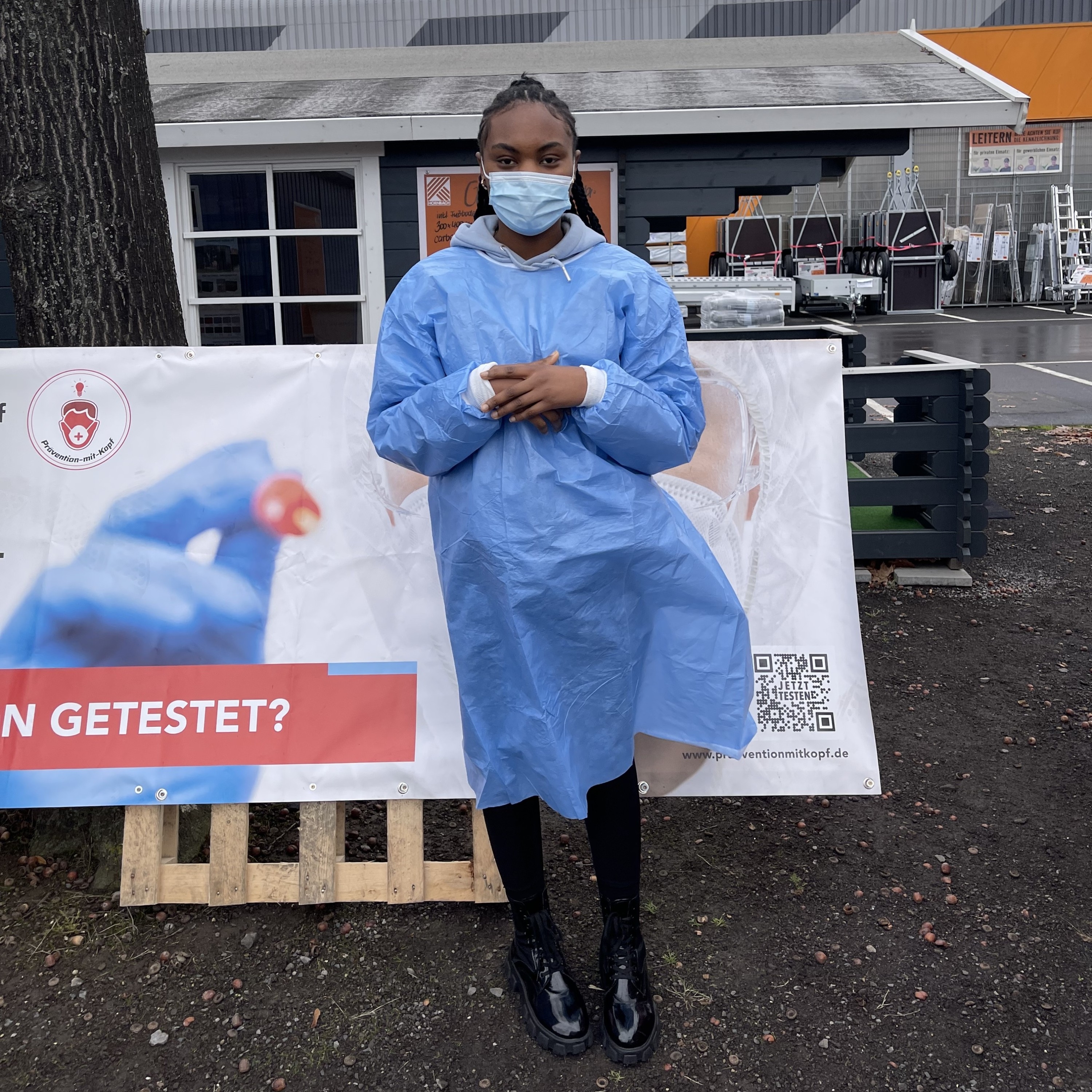 Mitarbeiter im Einsatz