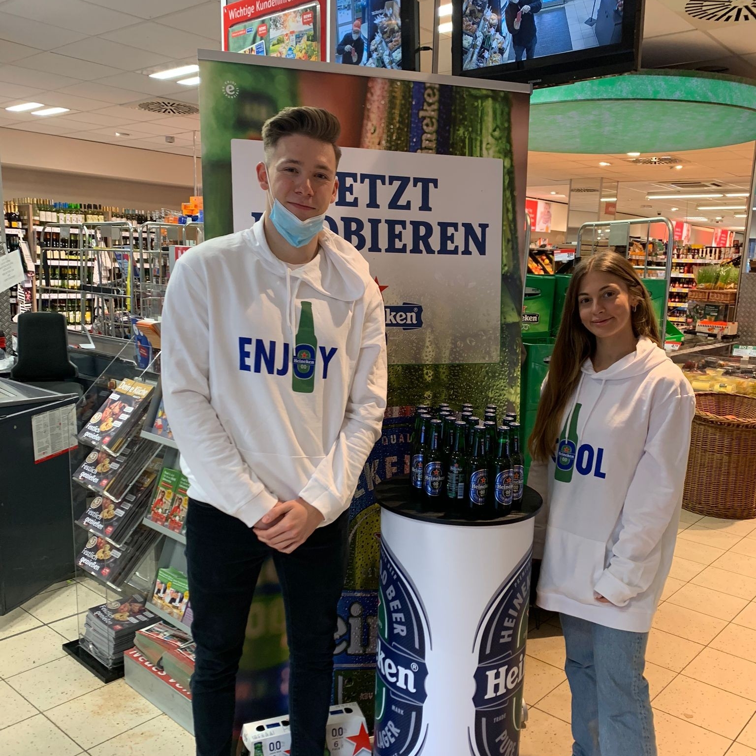 Mitarbeiter im Einsatz
