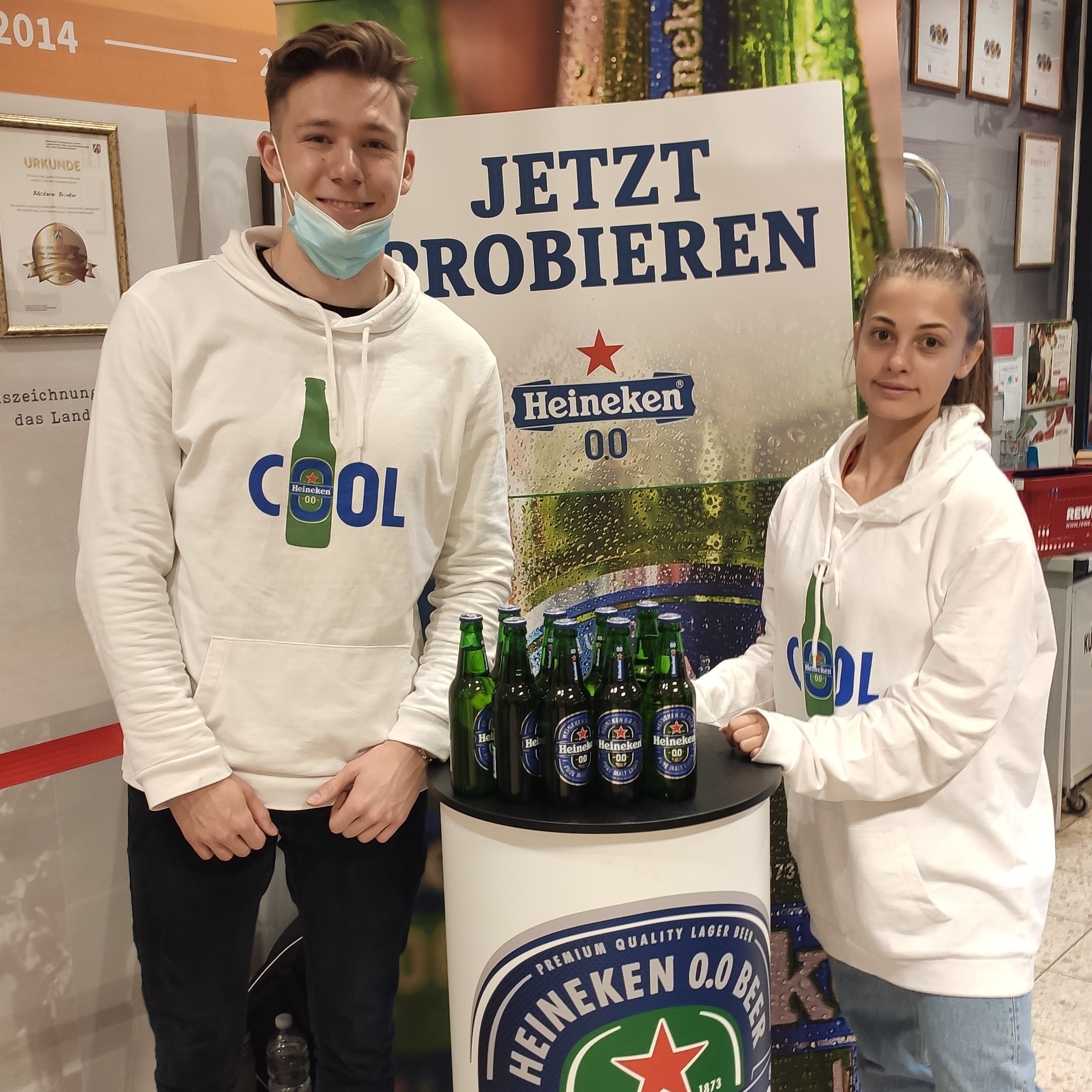 Mitarbeiter im Einsatz