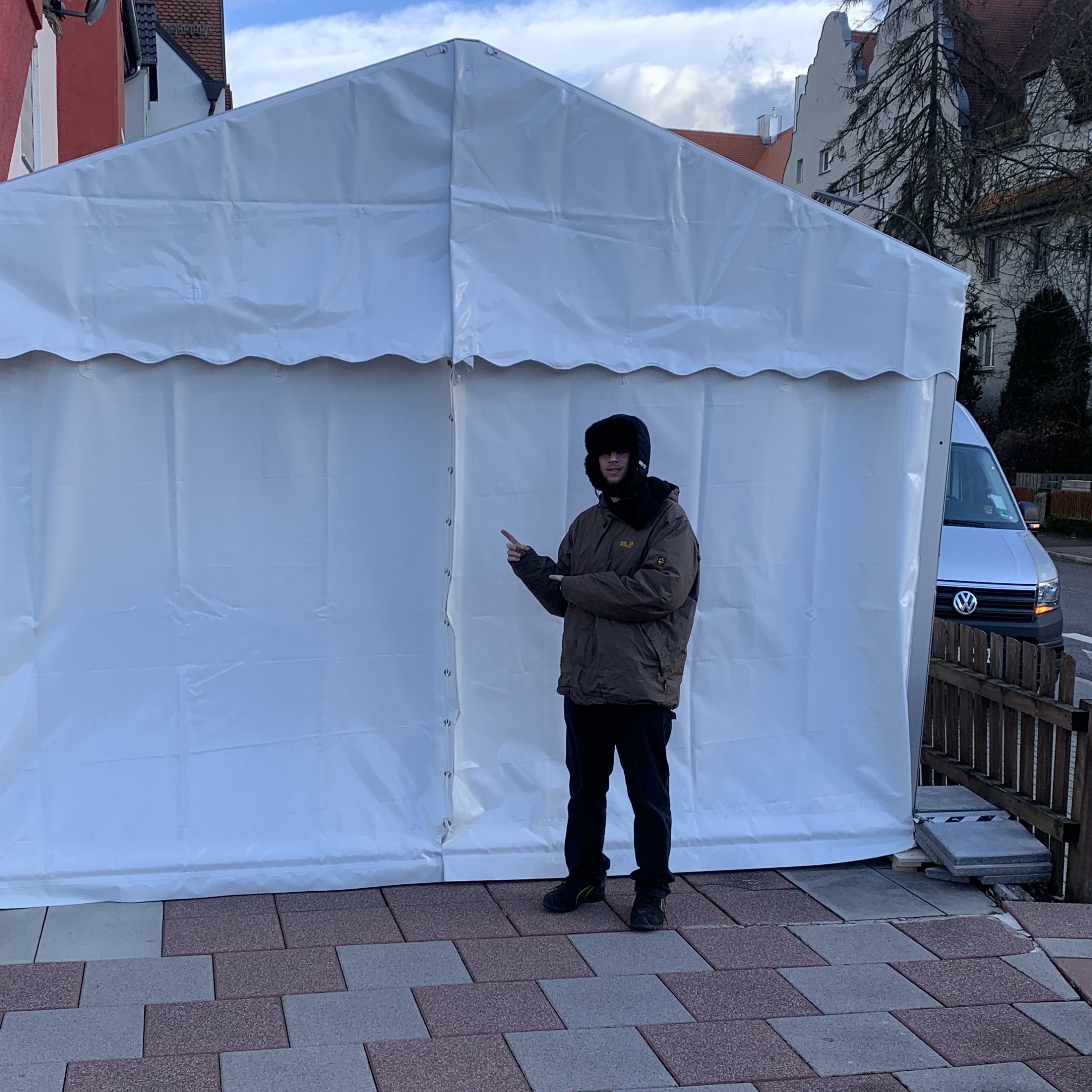 Mitarbeiter im Einsatz