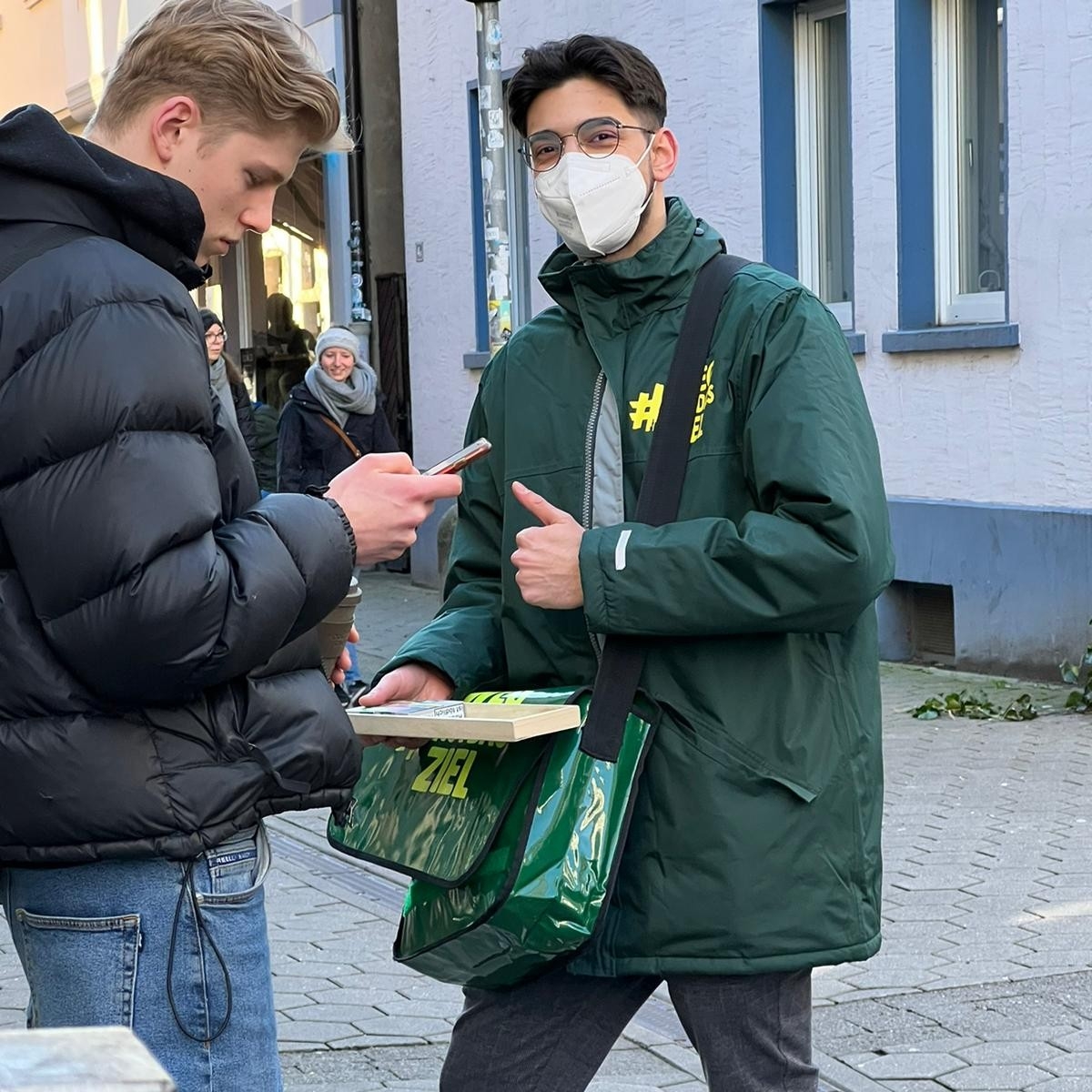Mitarbeiter im Einsatz