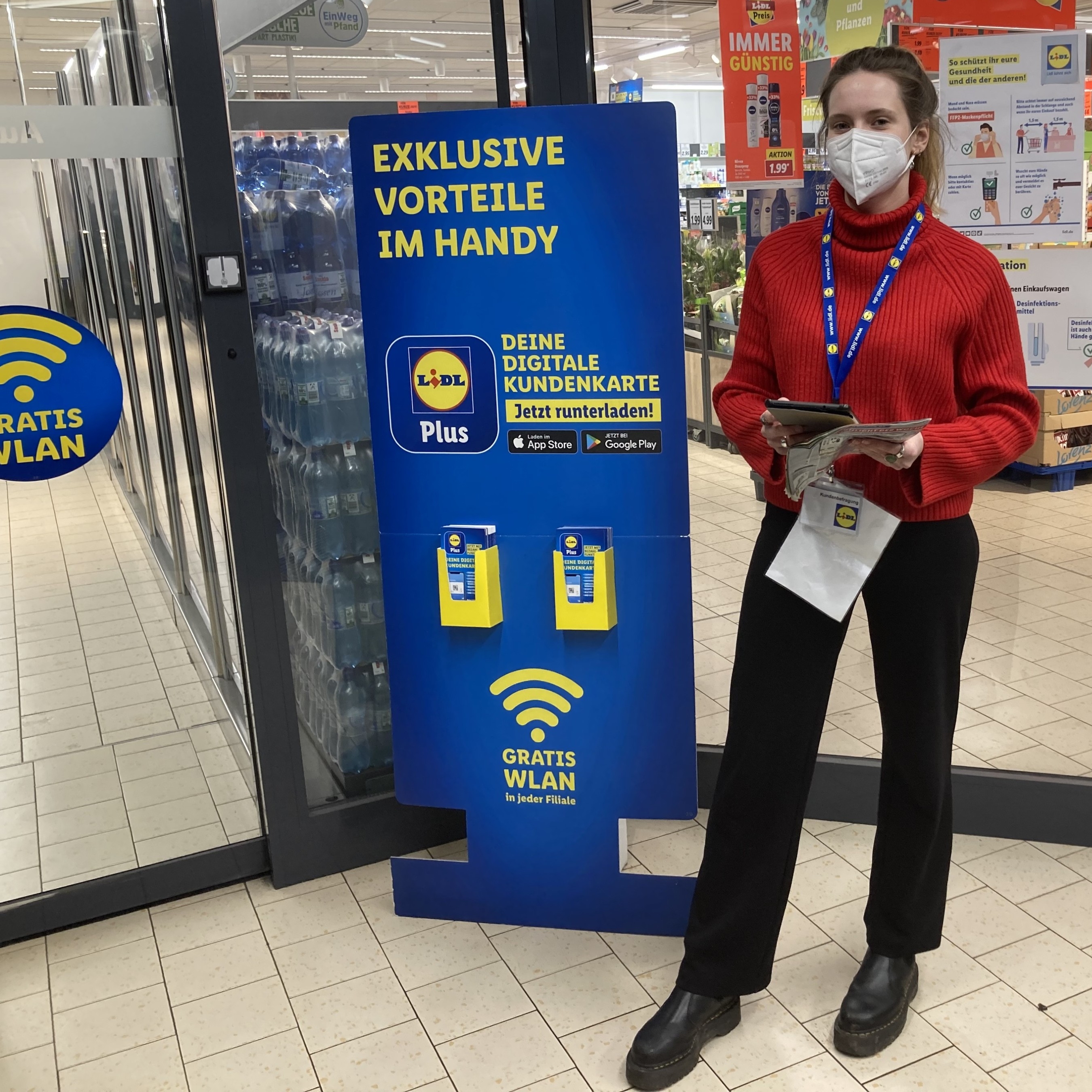 Mitarbeiter im Einsatz