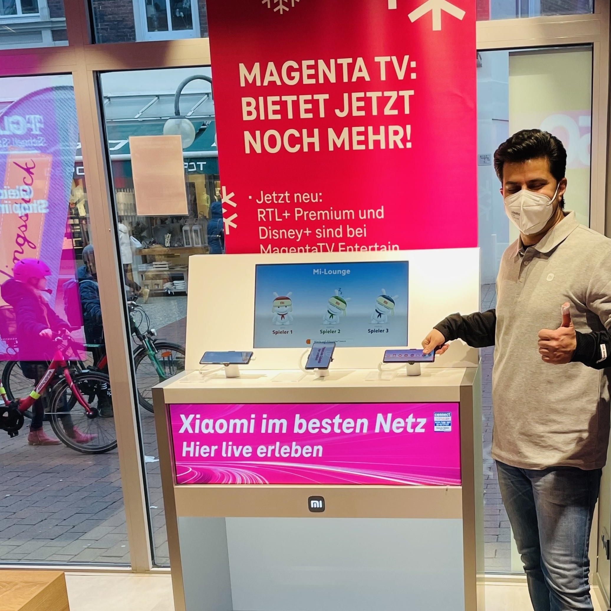Mitarbeiter im Einsatz