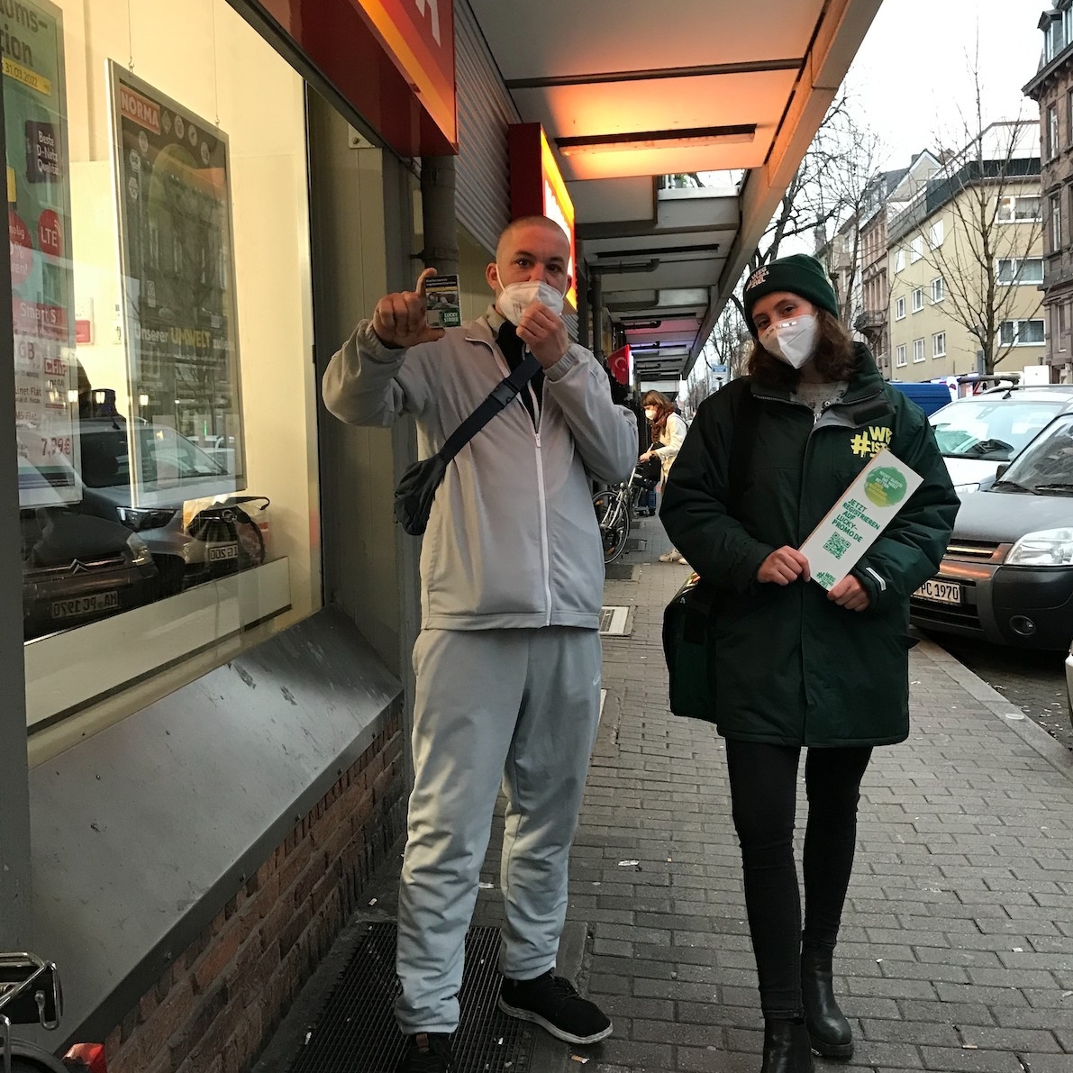 Mitarbeiter im Einsatz