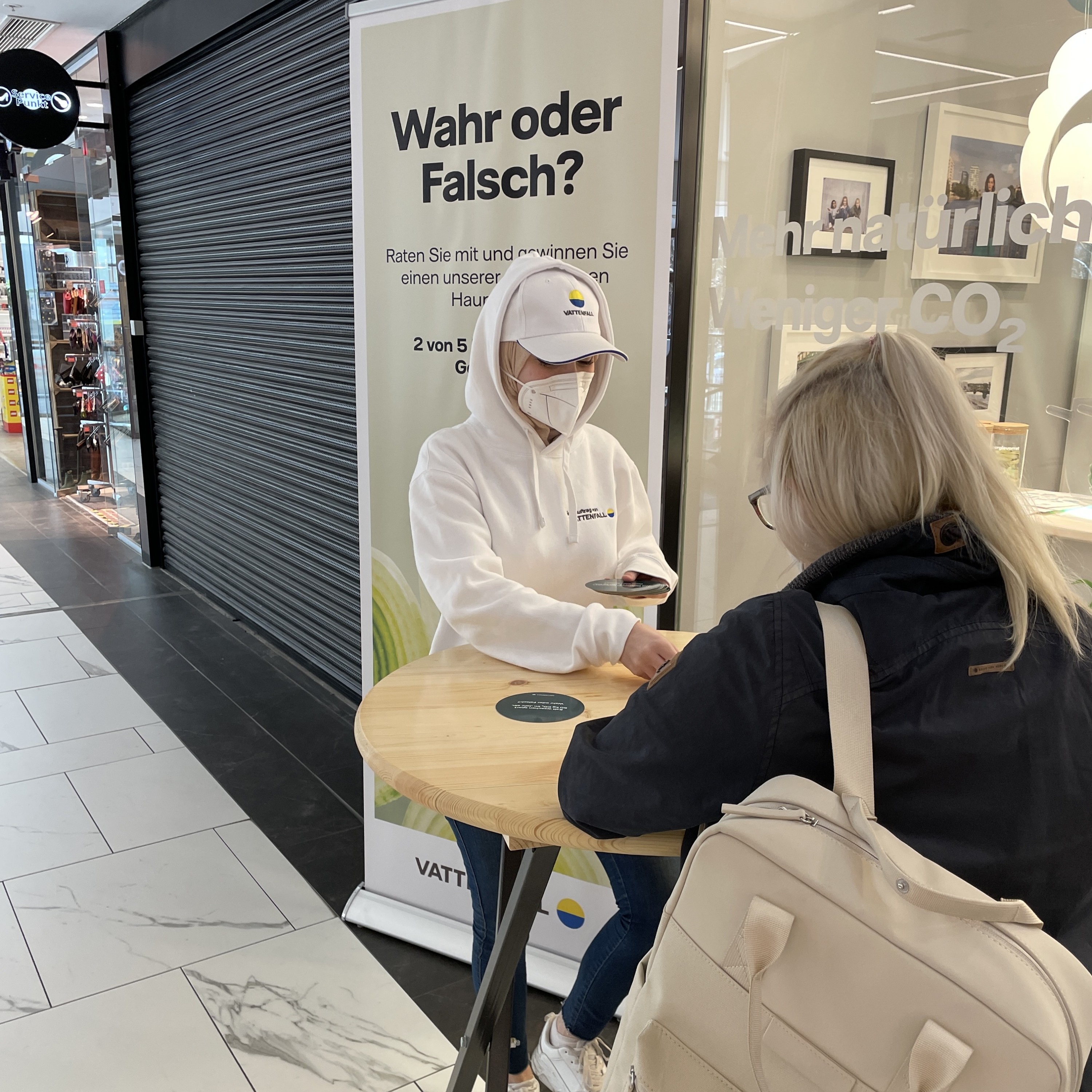 Mitarbeiter im Einsatz