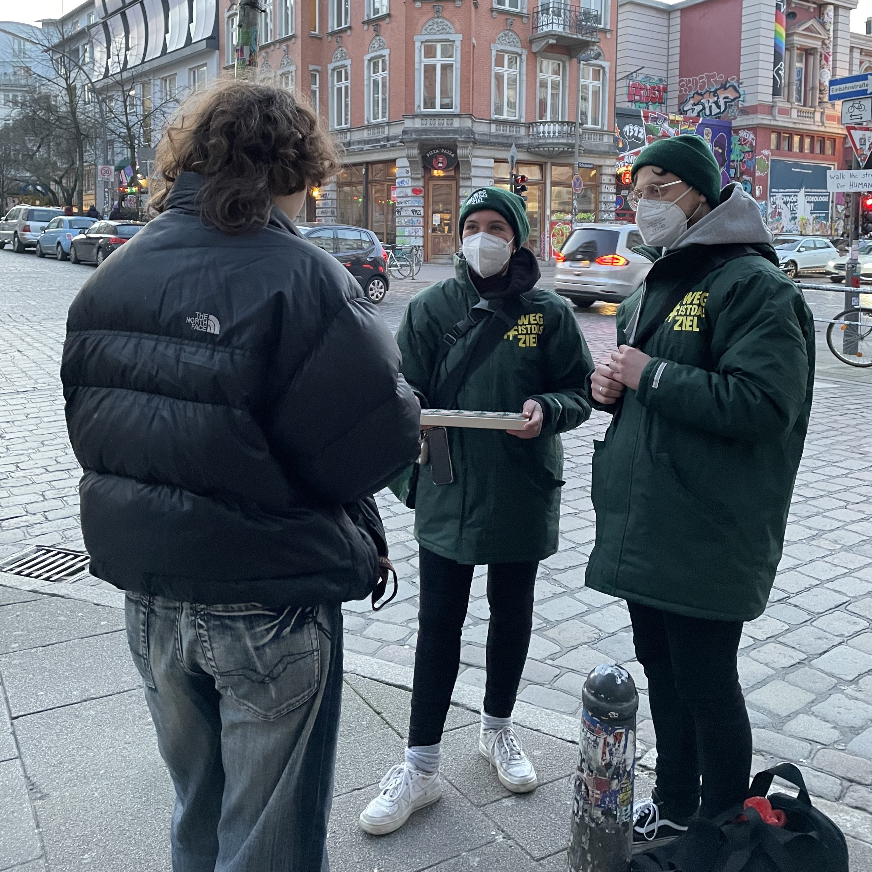 Mitarbeiter im Einsatz