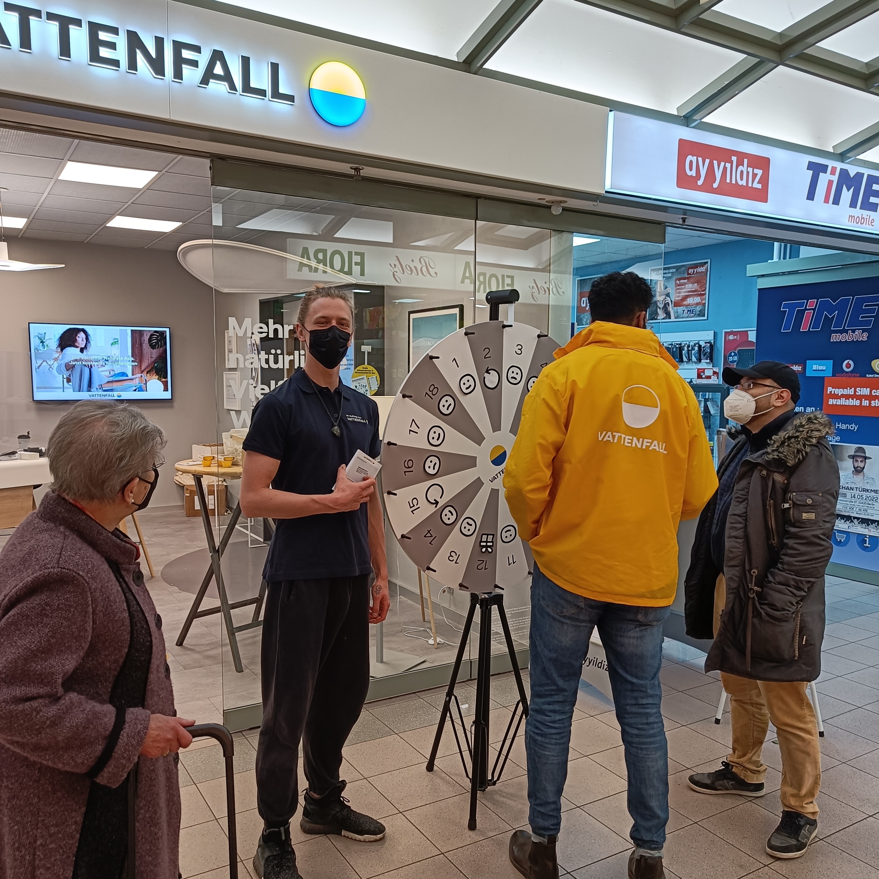 Mitarbeiter im Einsatz