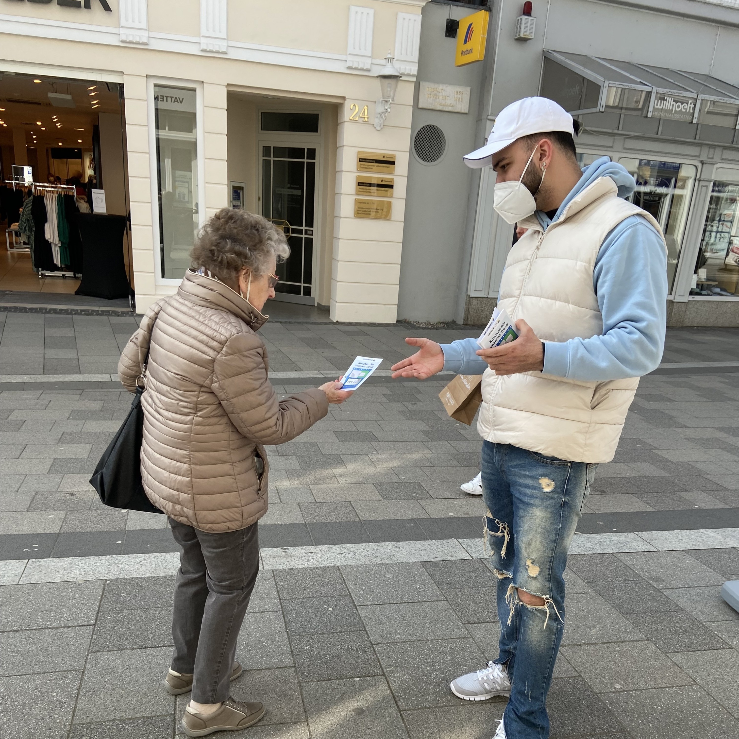 Mitarbeiter im Einsatz