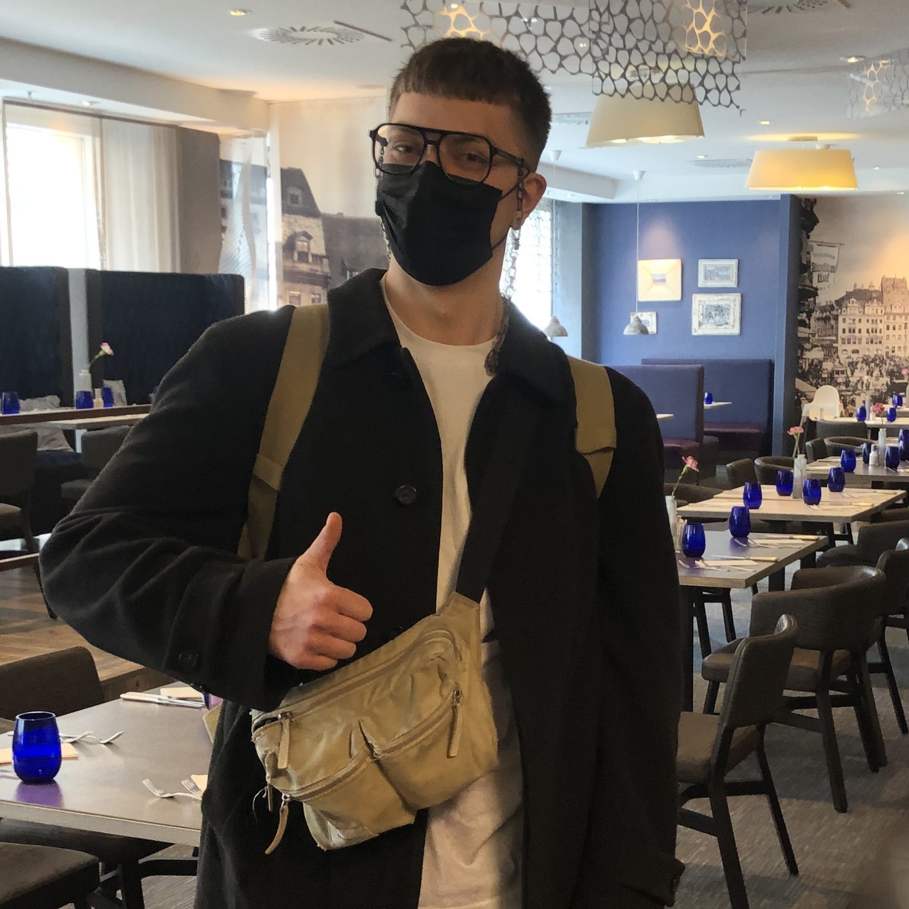 Markus bei der Arbeit