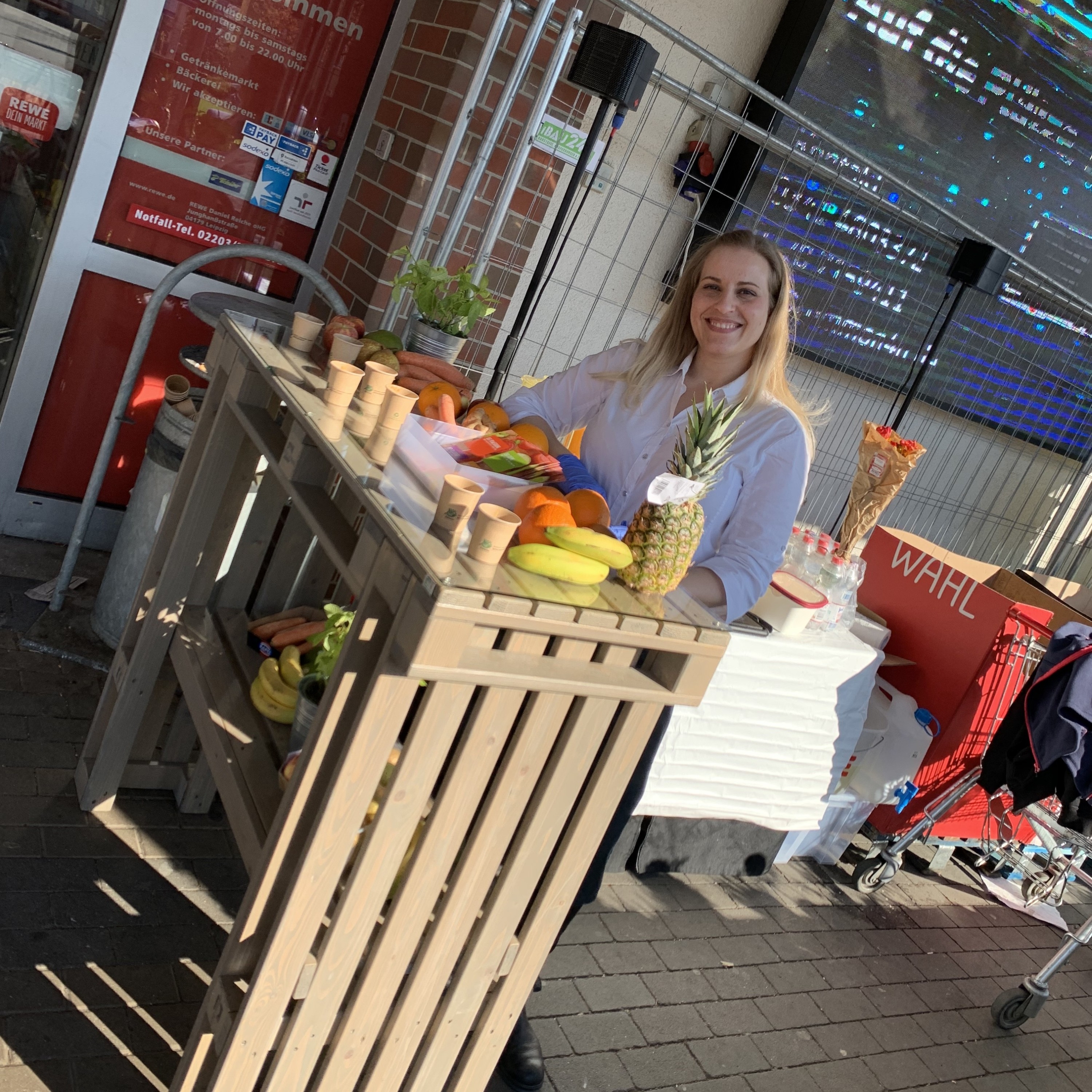 Mitarbeiter im Einsatz