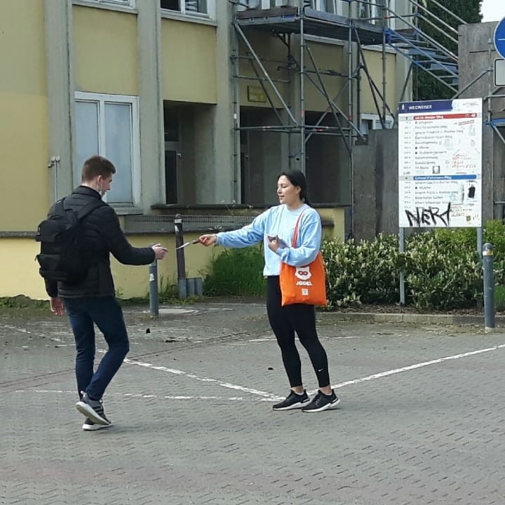 Mitarbeiter im Einsatz