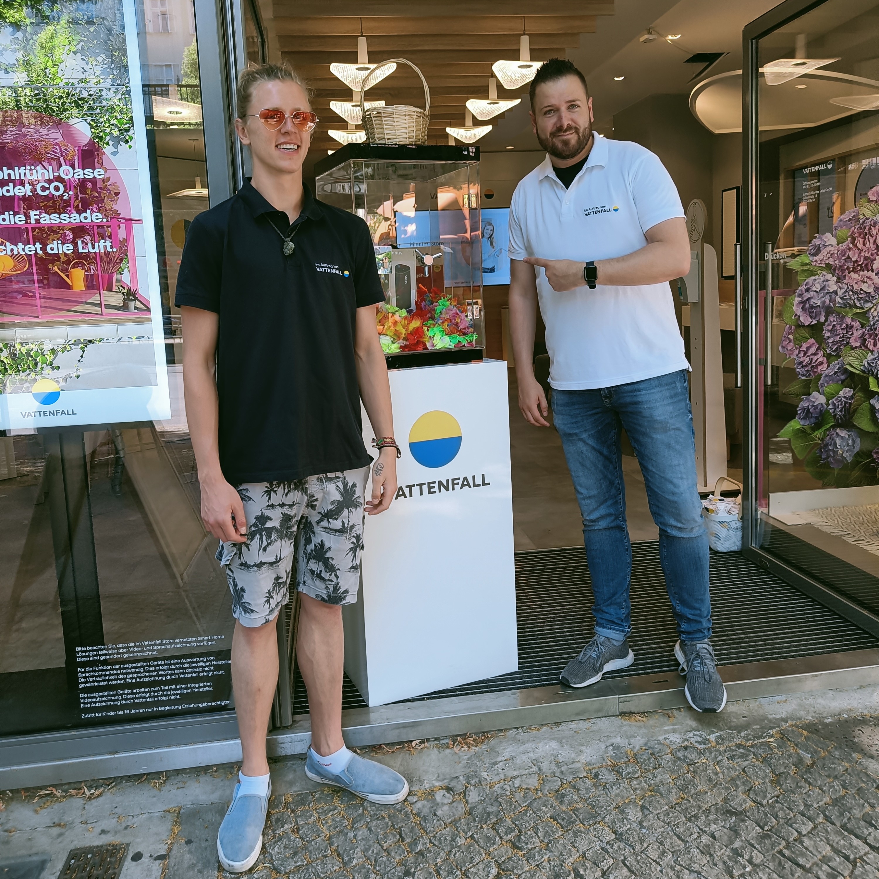 Mitarbeiter im Einsatz
