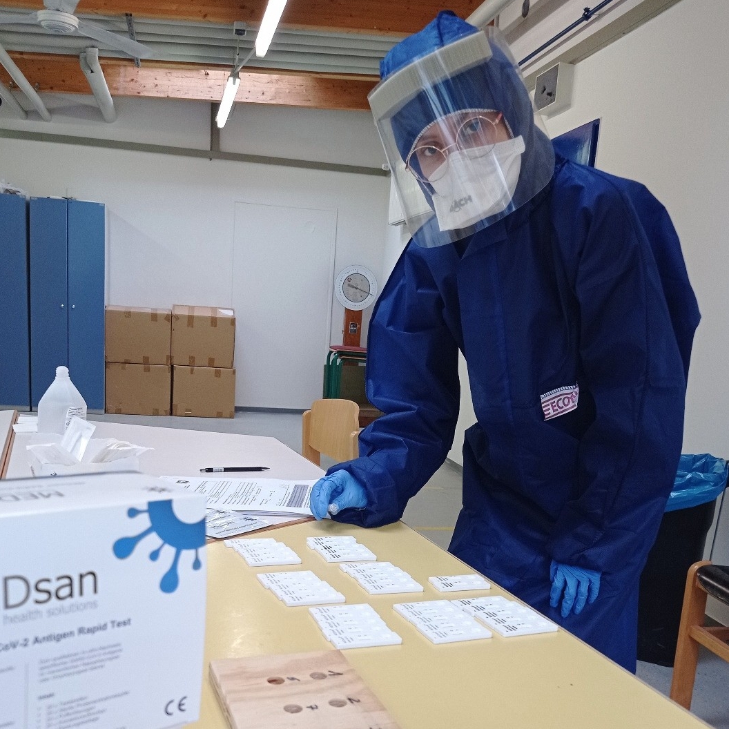 Mitarbeiter im Einsatz