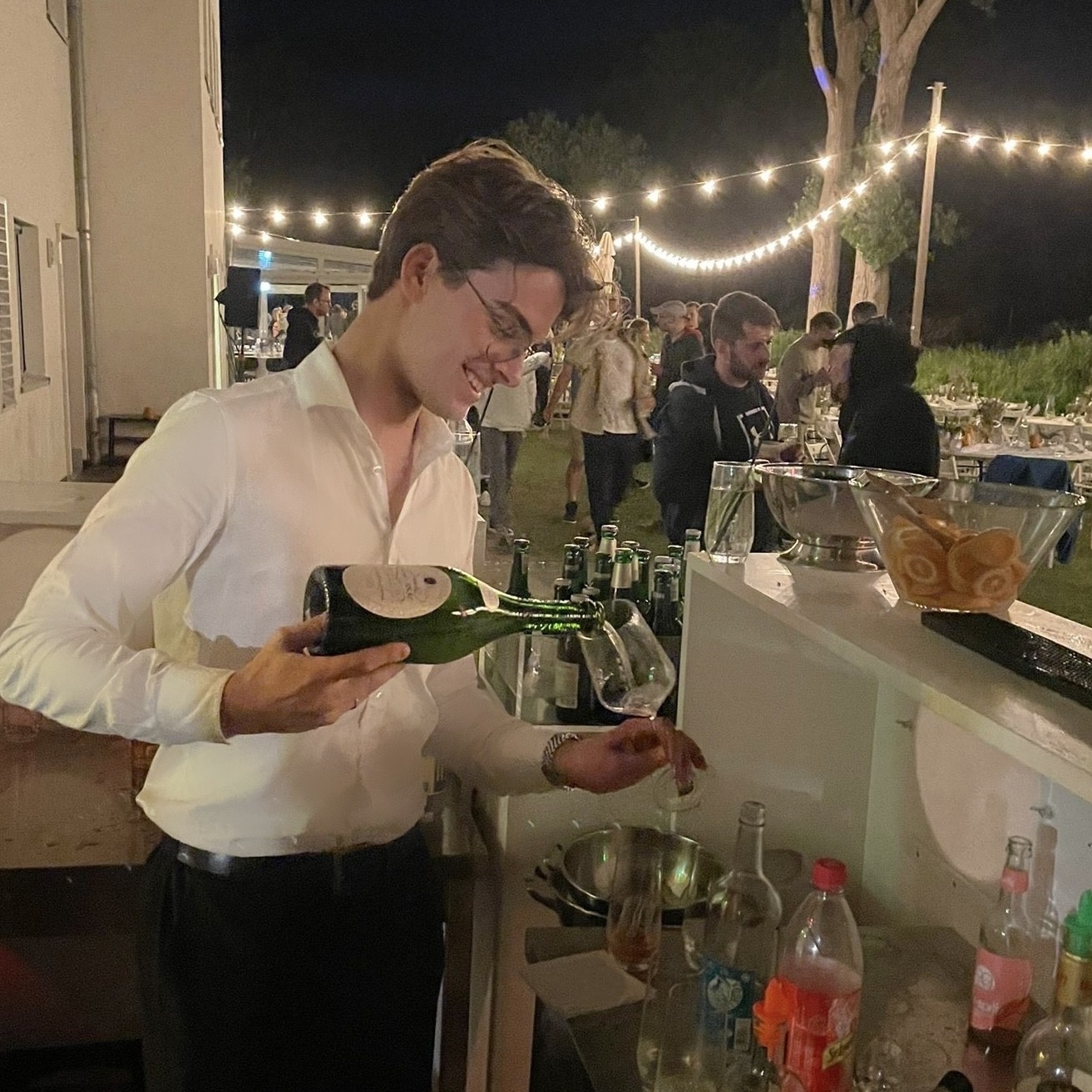 Moritz Carl Wilhelm bei der Arbeit