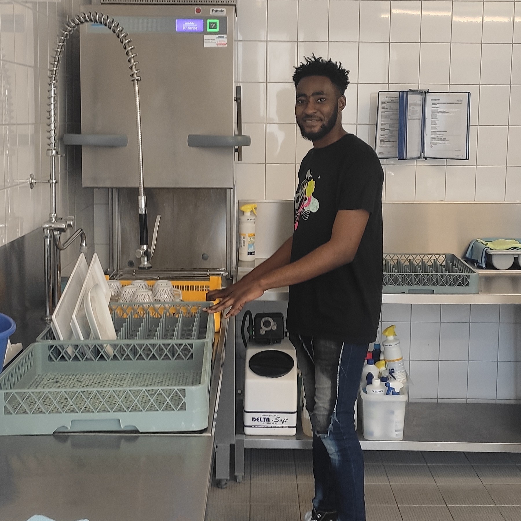 Mitarbeiter im Einsatz