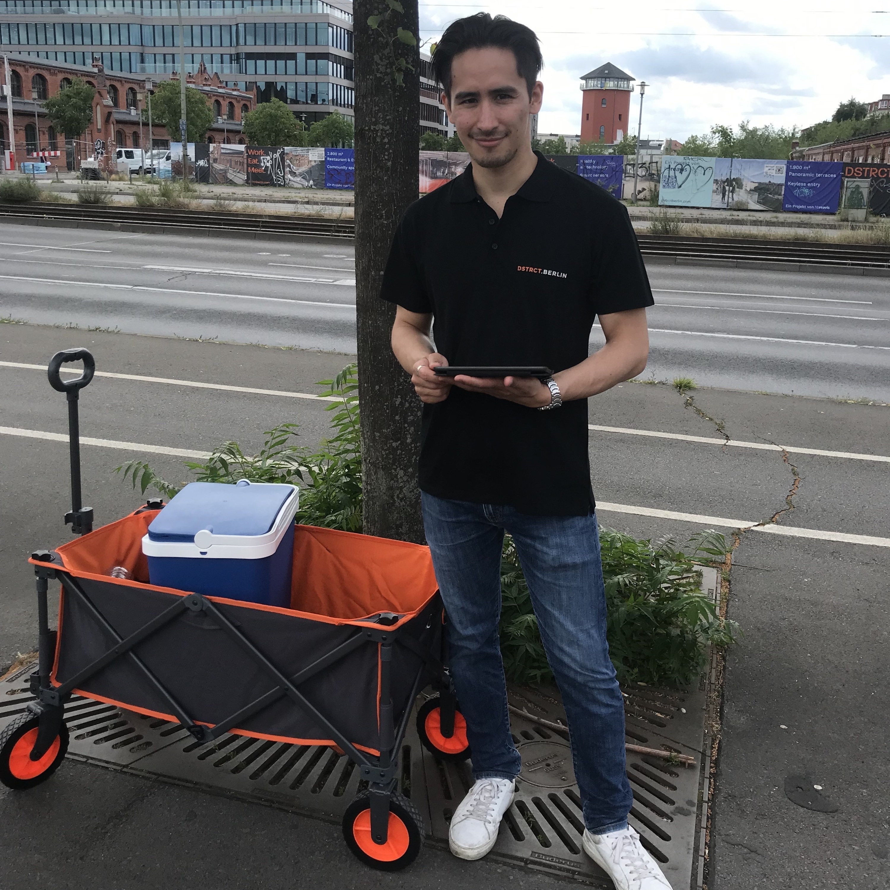 Mitarbeiter im Einsatz
