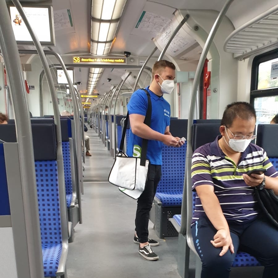 Mitarbeiter im Einsatz