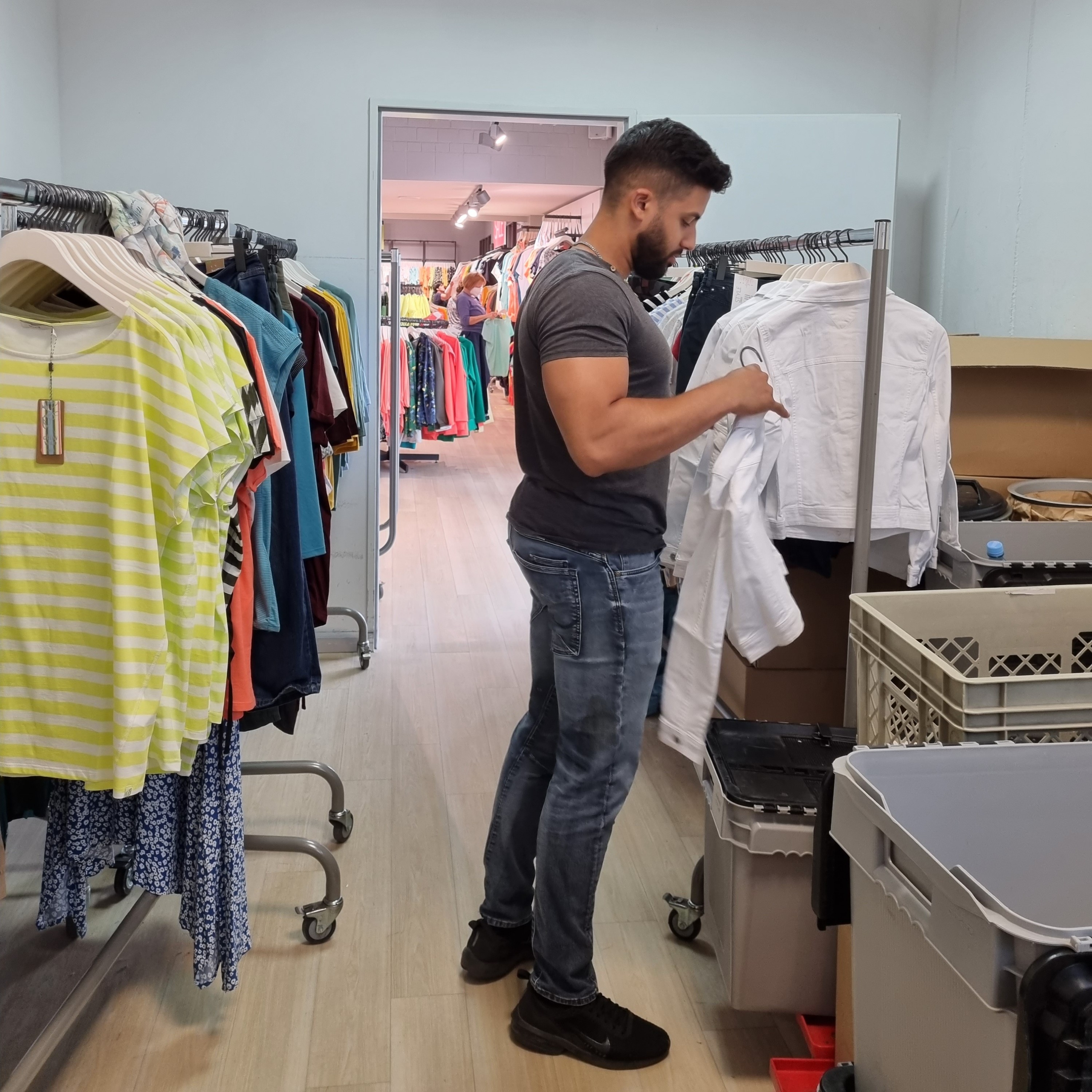 Mitarbeiter im Einsatz
