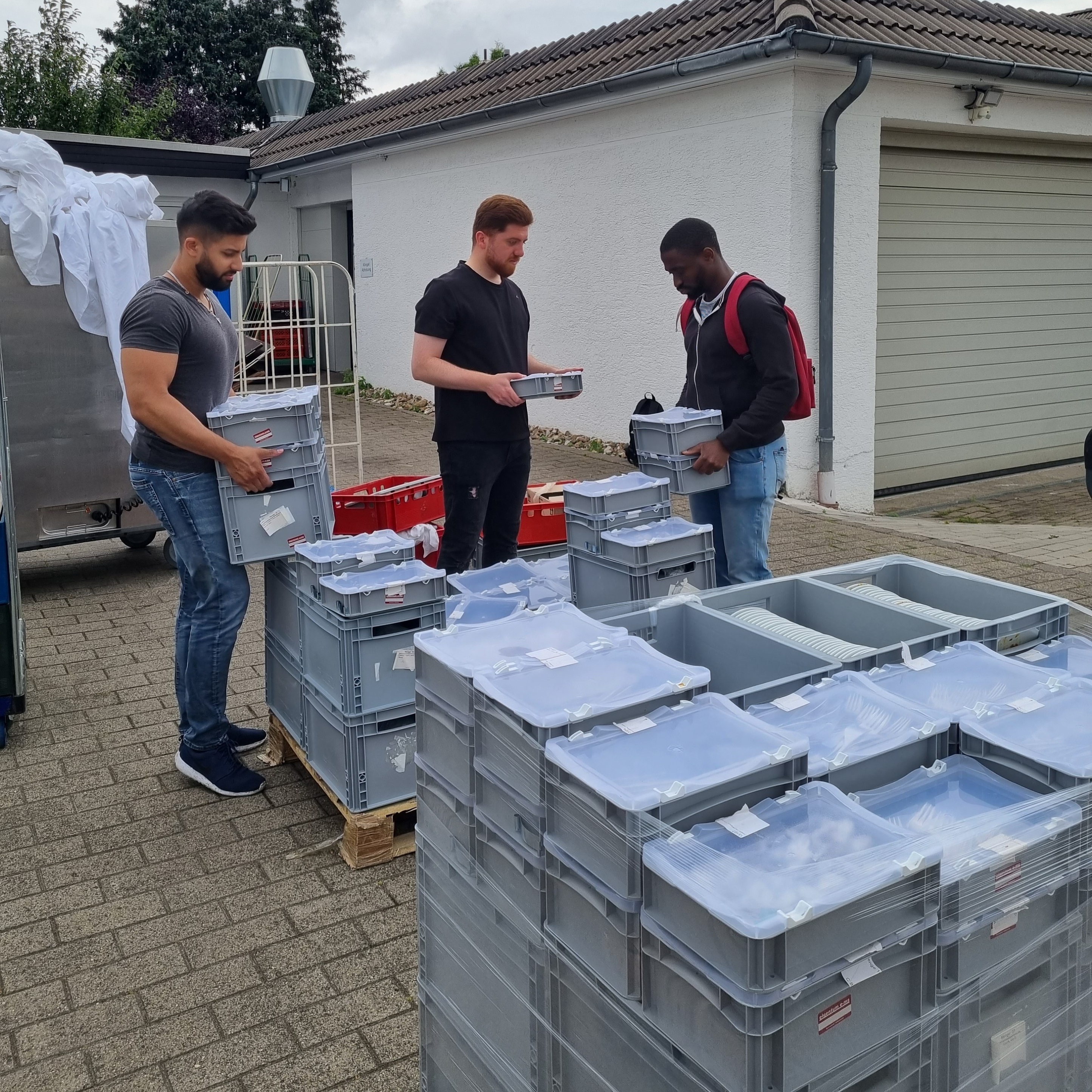 Mitarbeiter im Einsatz