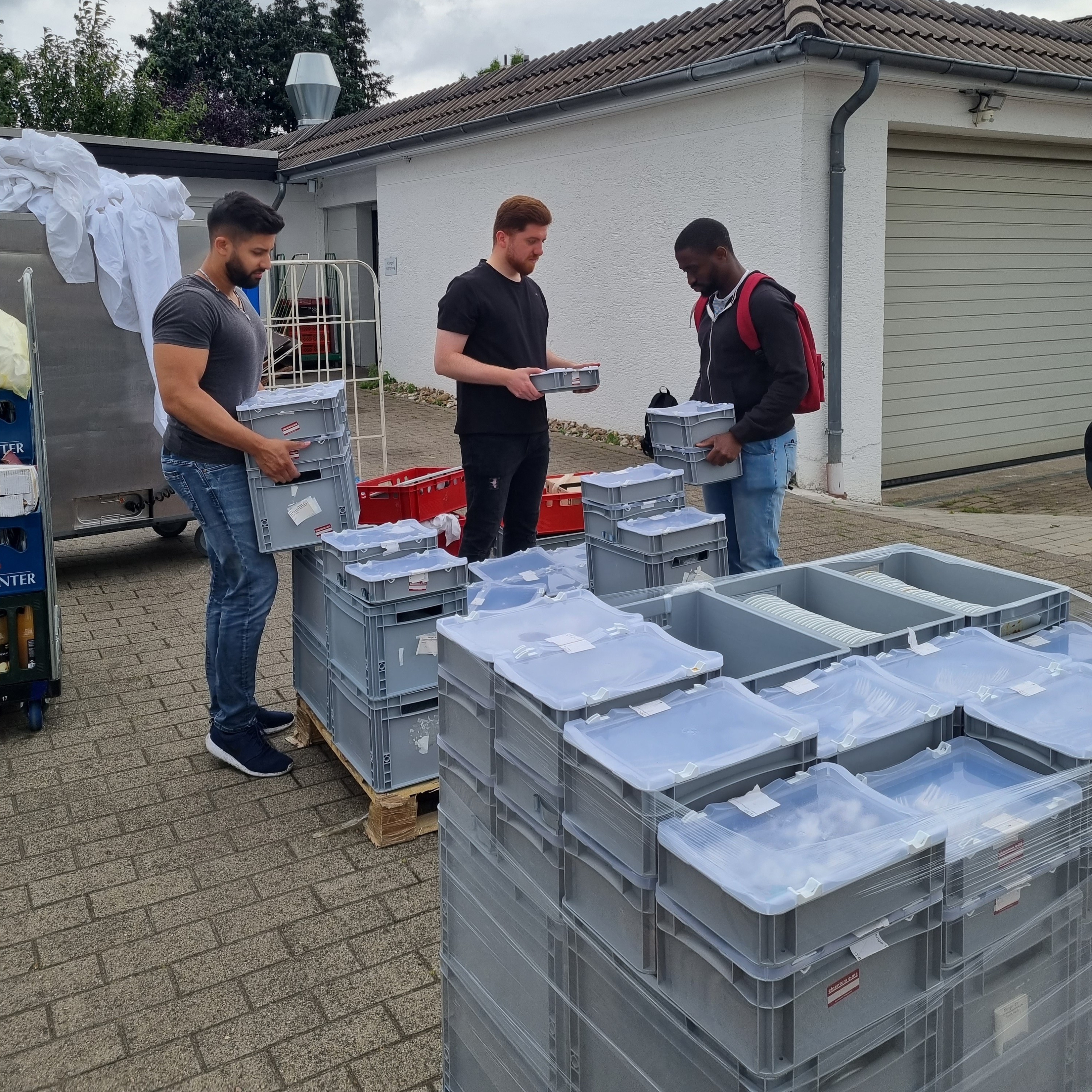 Mitarbeiter im Einsatz