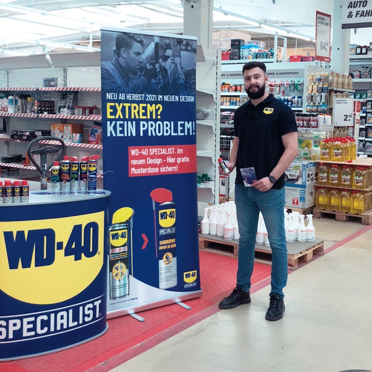 Mitarbeiter im Einsatz