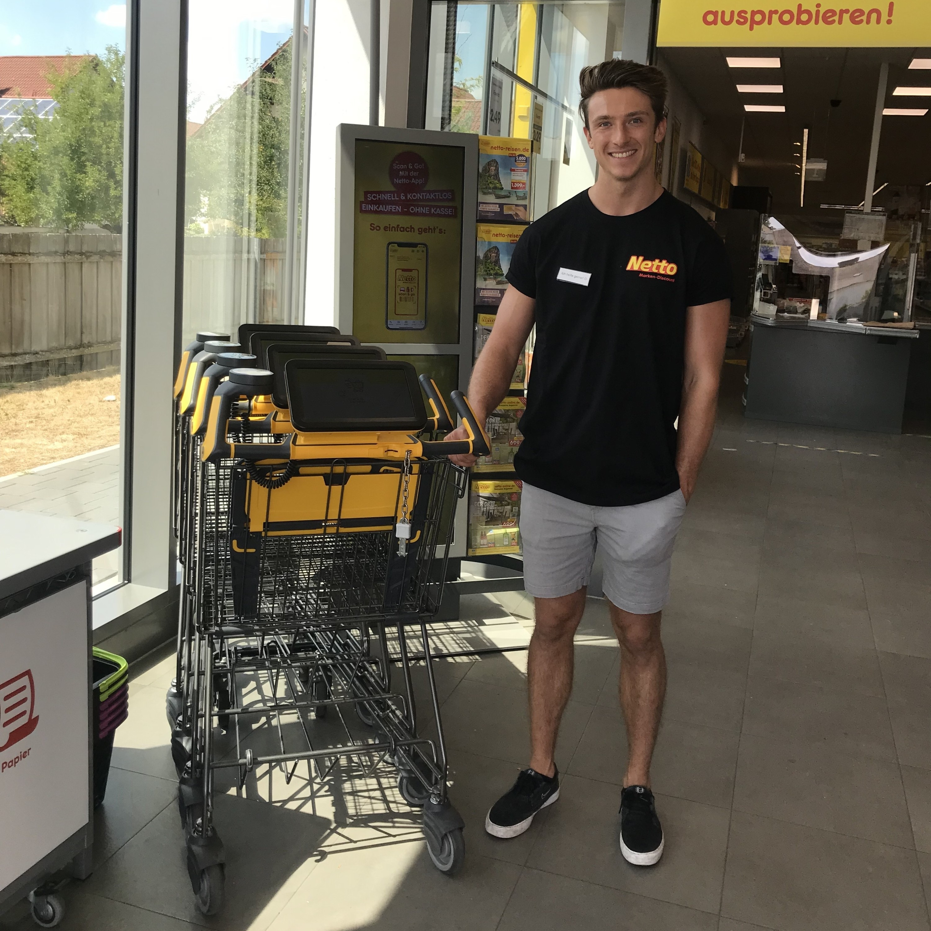 Mitarbeiter im Einsatz