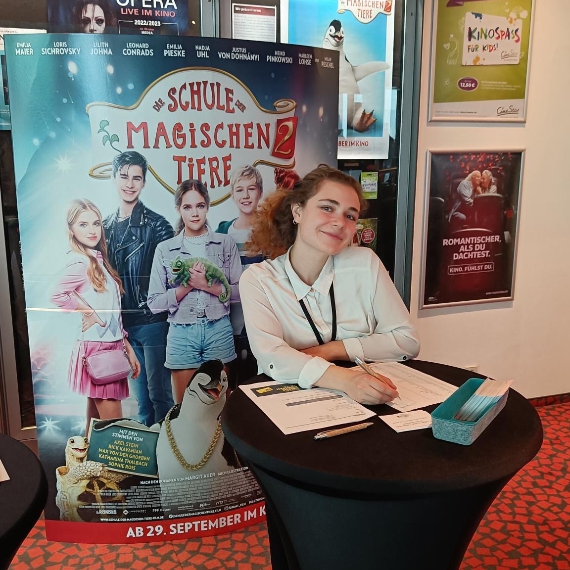 Luzie bei der Arbeit