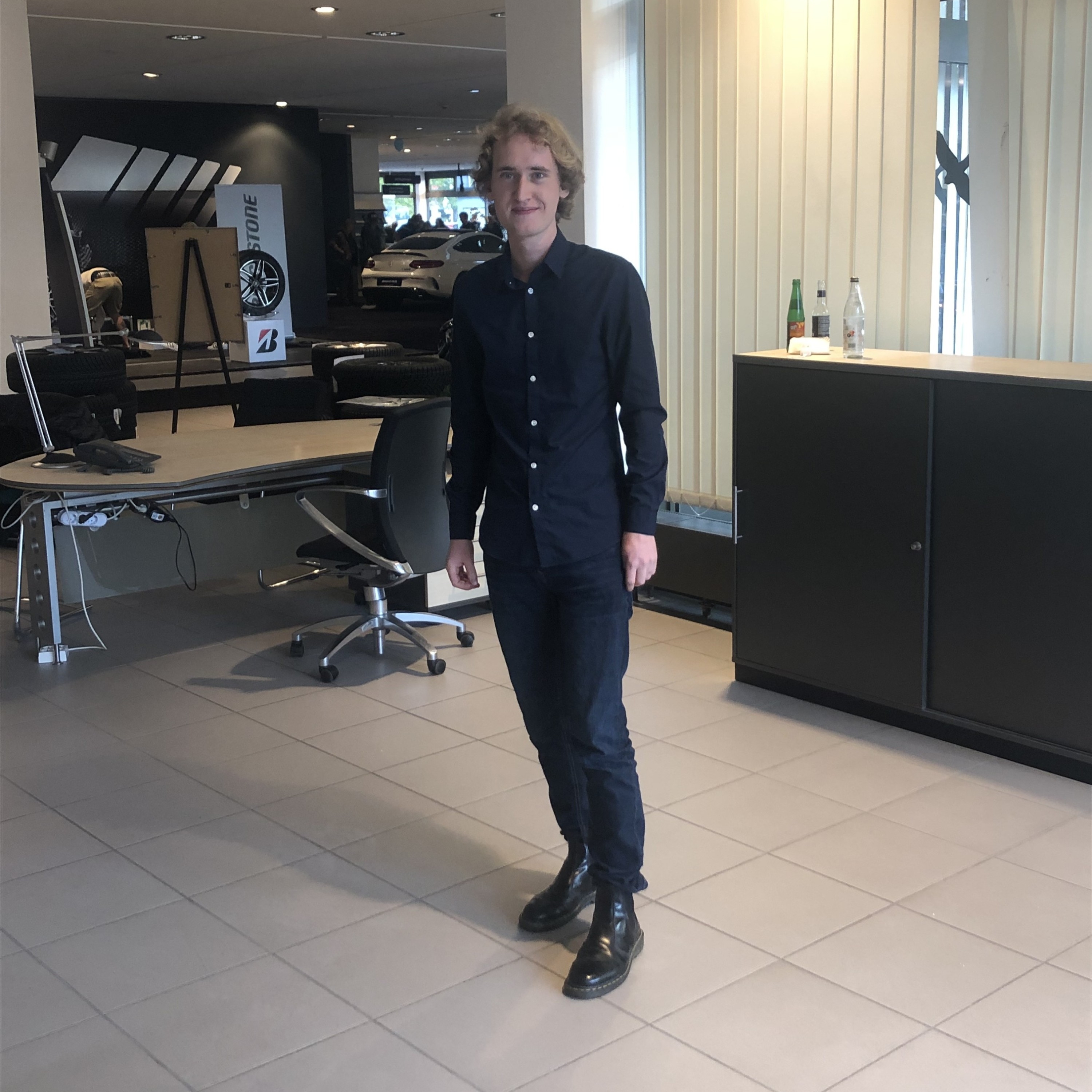 Alban bei der Arbeit