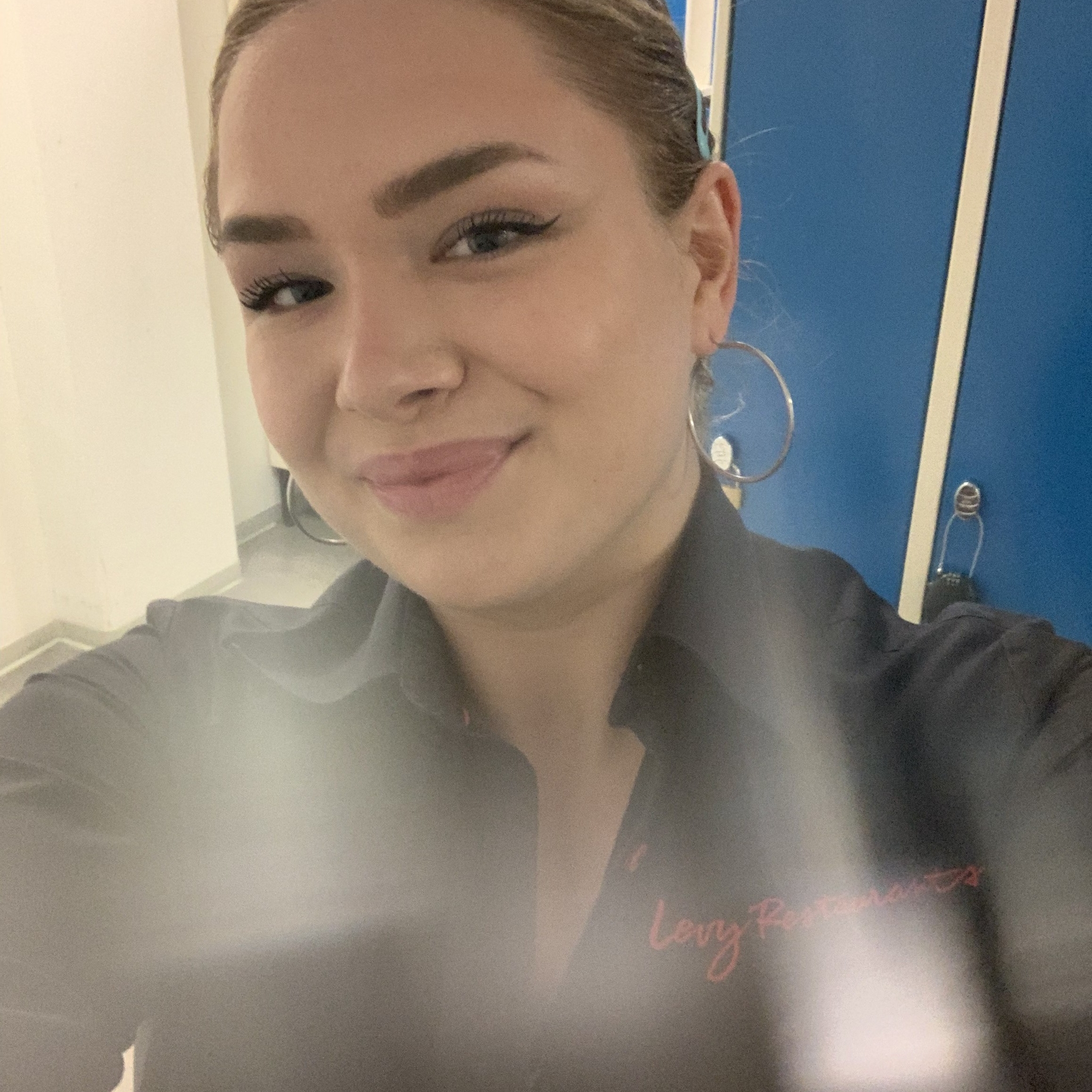 Annika Carlotta bei der Arbeit