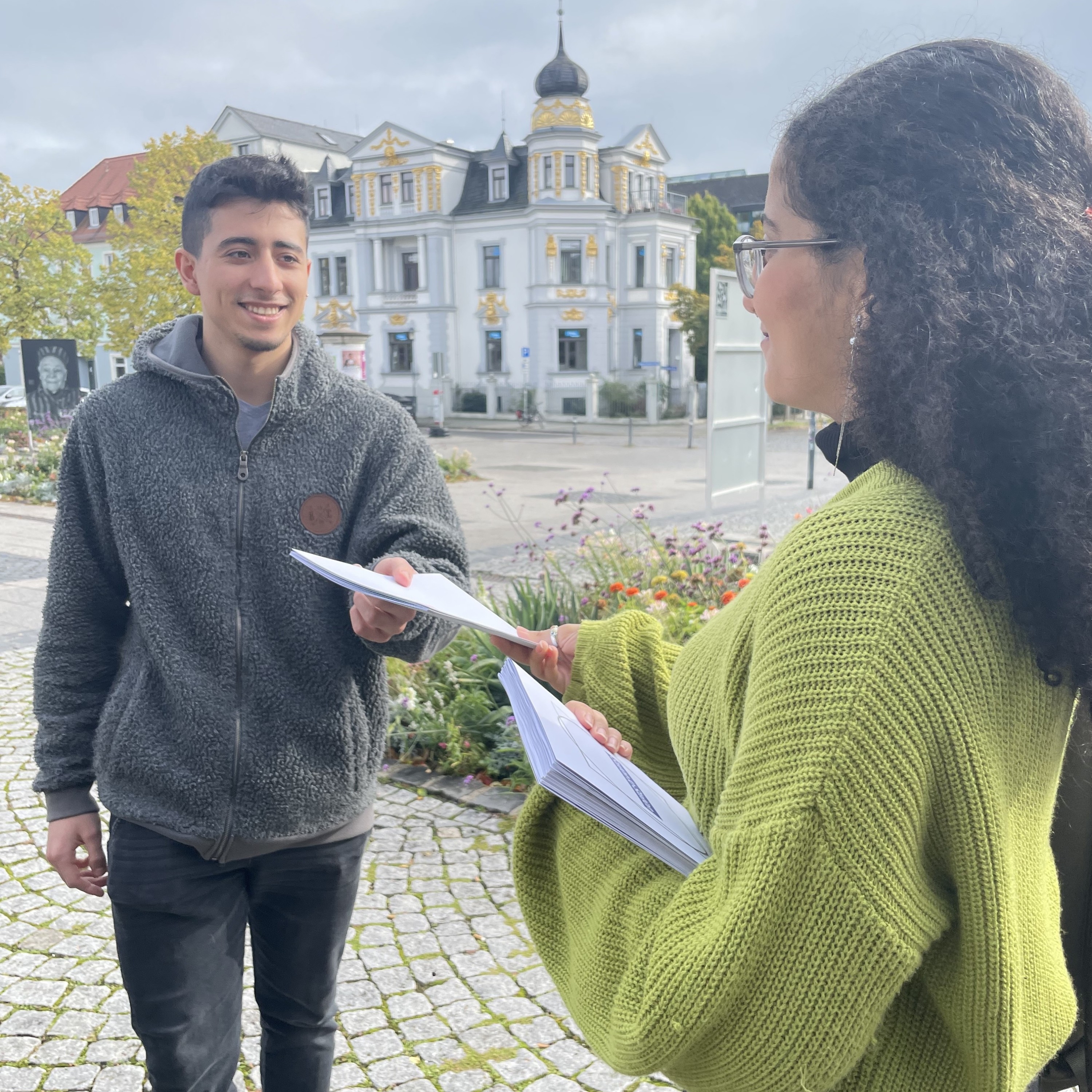 Mitarbeiter im Einsatz