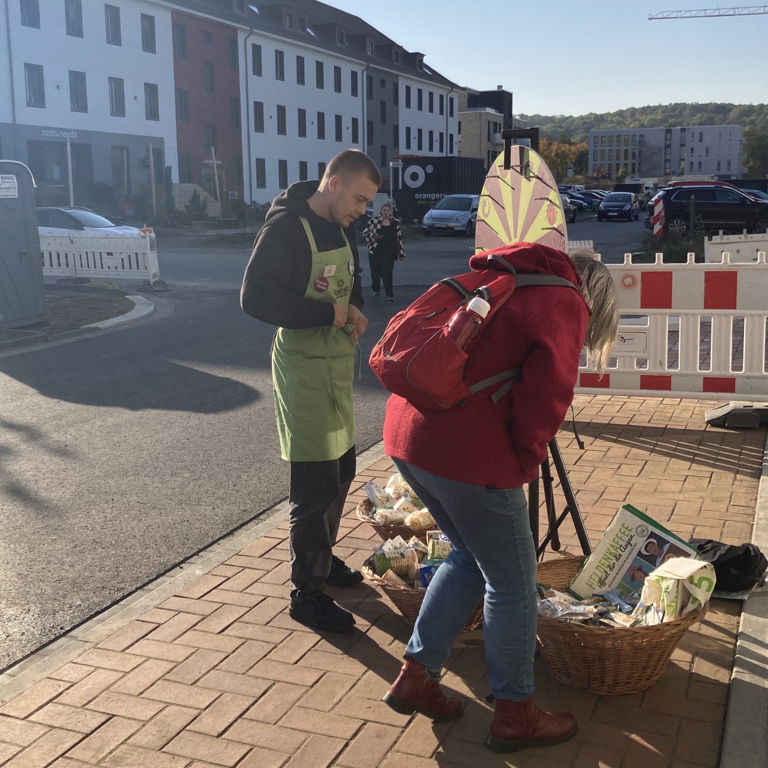 Mitarbeiter im Einsatz