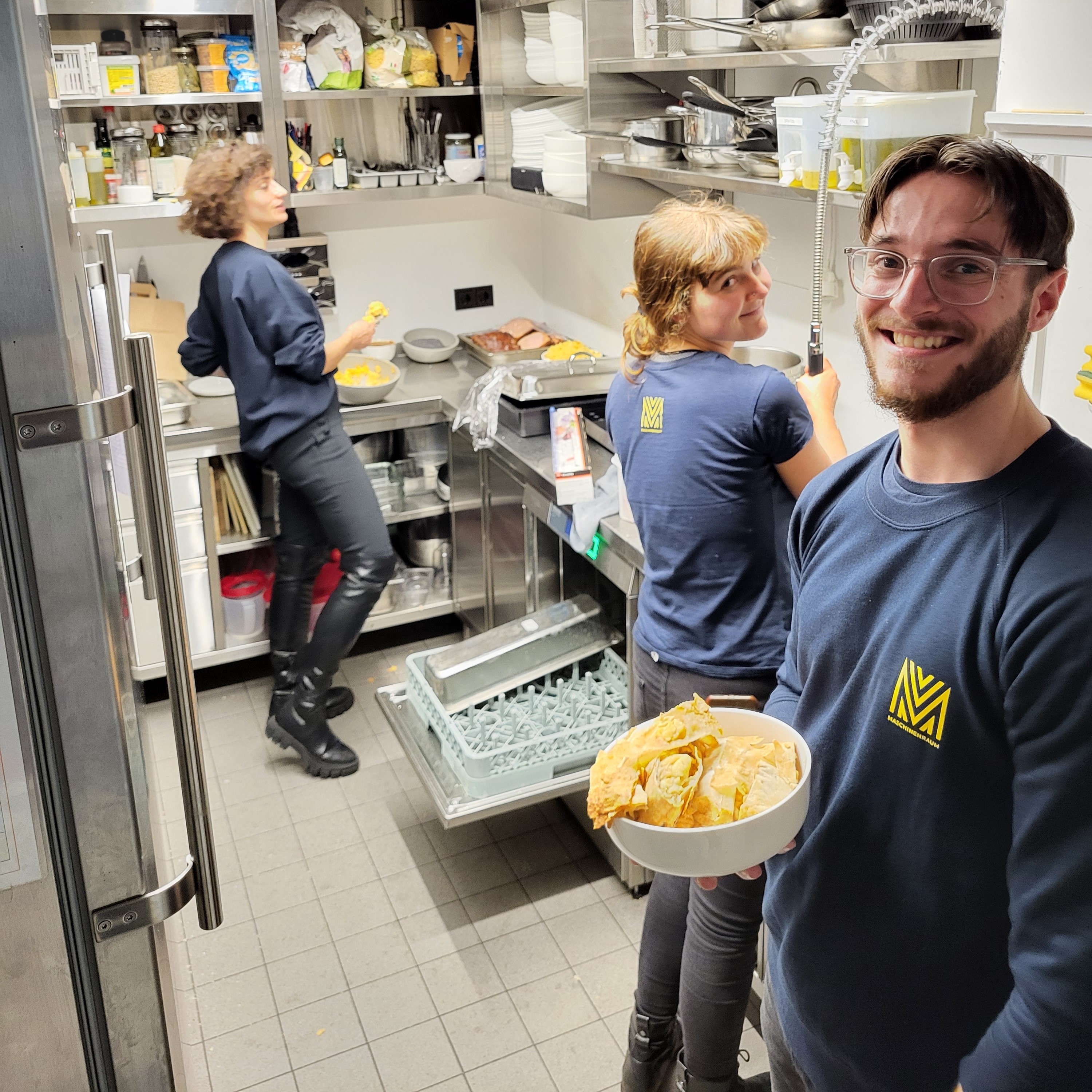 Mitarbeiter im Einsatz