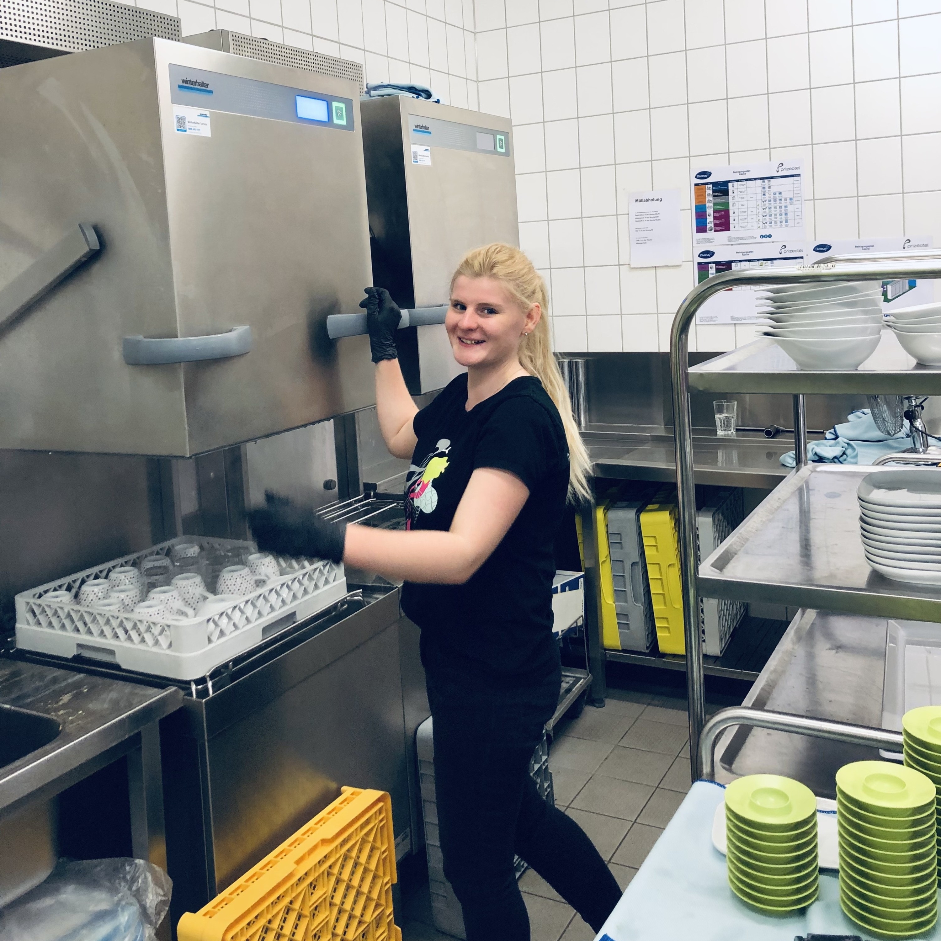 Mitarbeiter im Einsatz