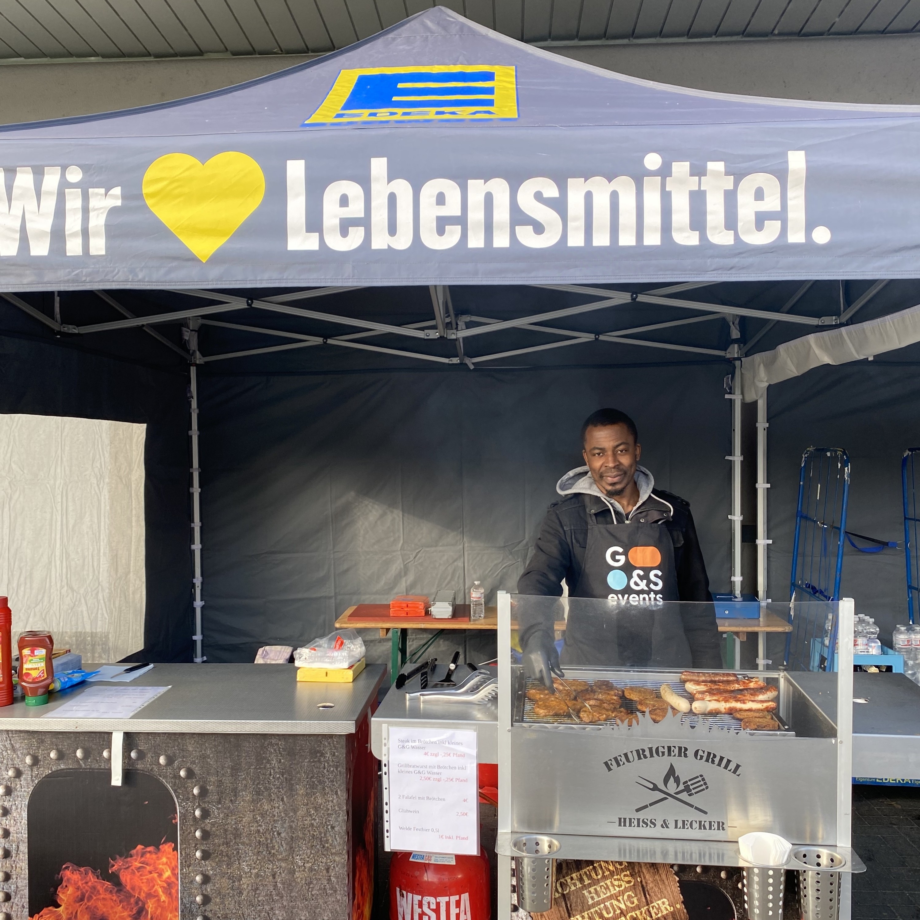 Mitarbeiter im Einsatz