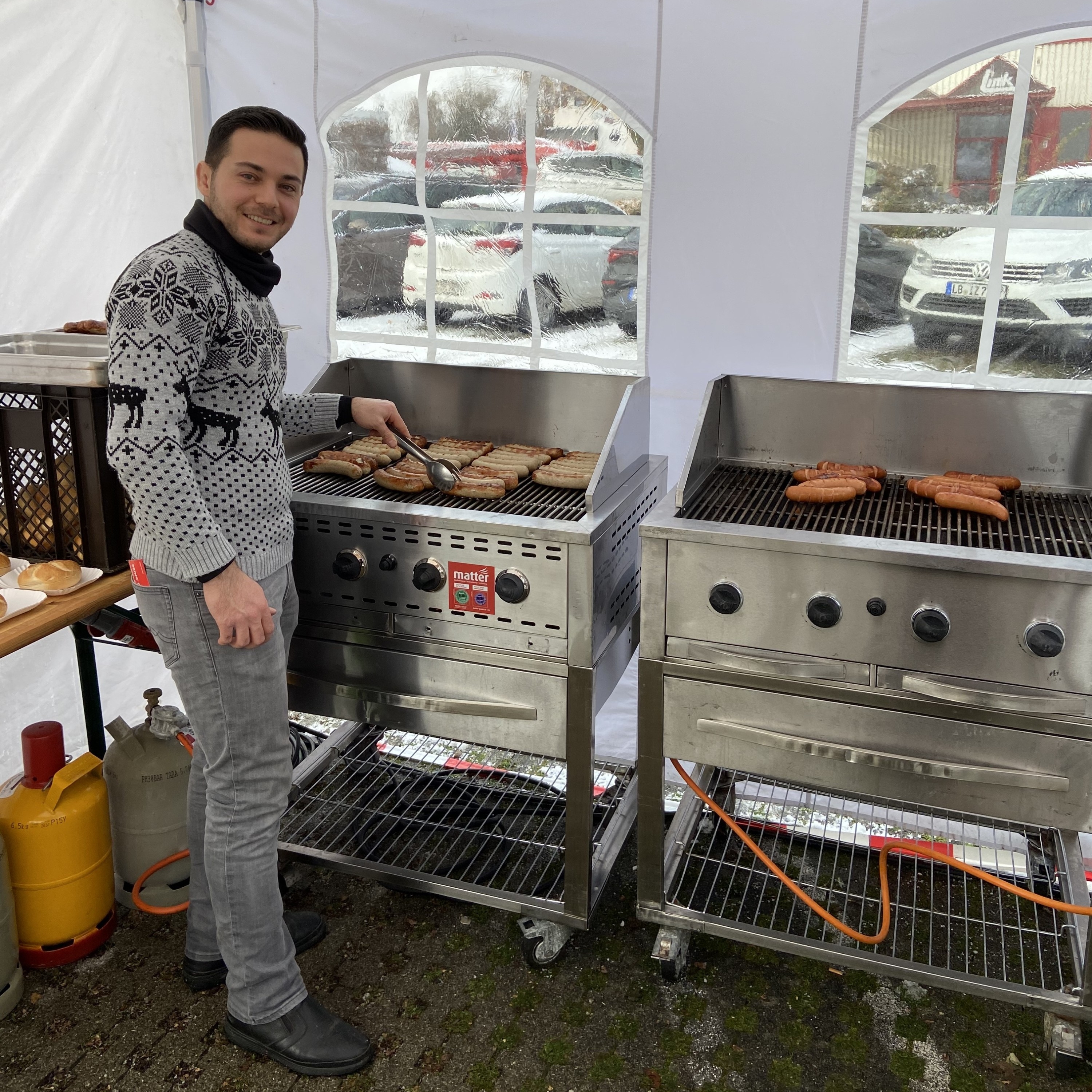 Mitarbeiter im Einsatz